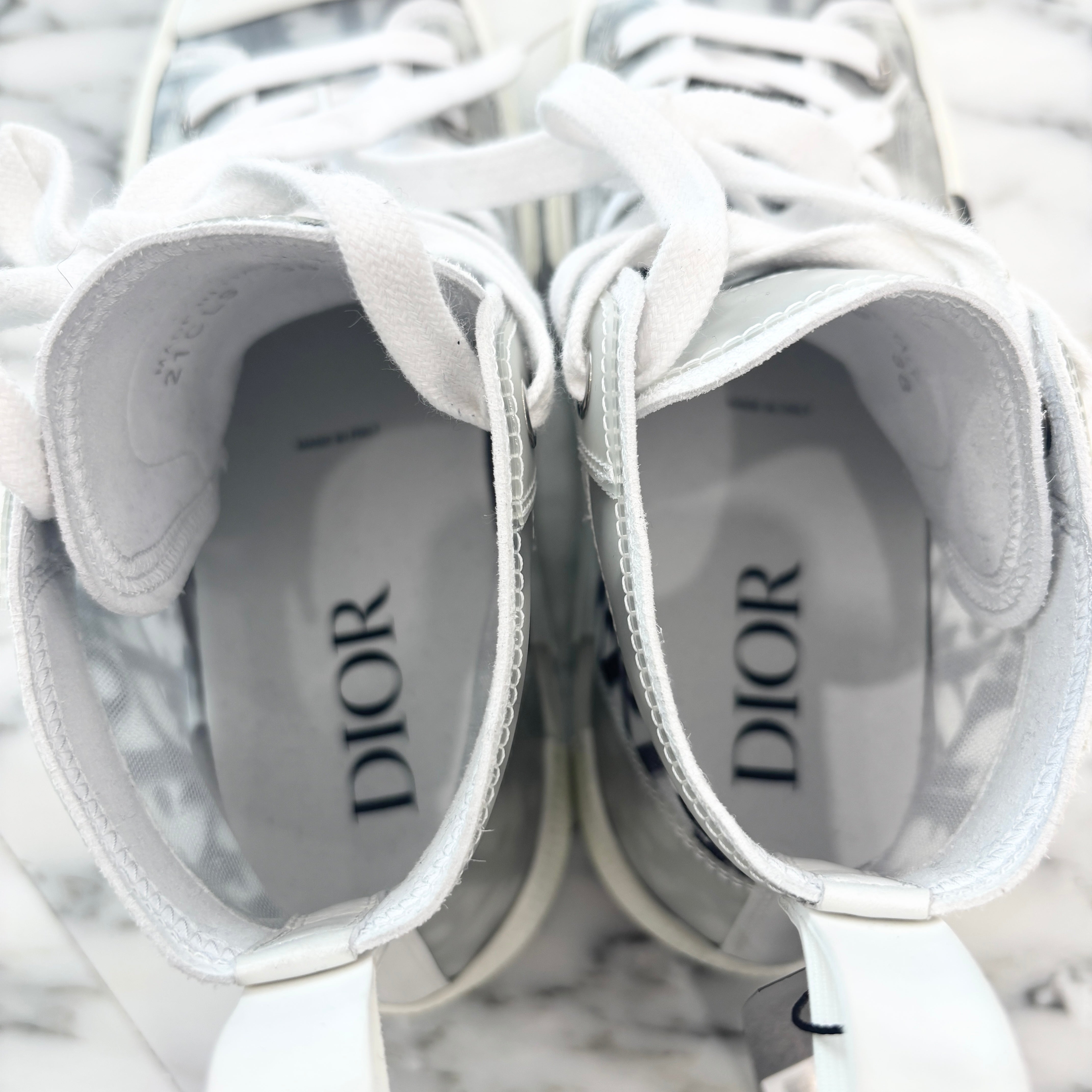 DIOR 2019SS B23 High Top Oblique Sneakers 3SH118YJP_H069 Size 38（24~24.5cm） ディオール B23 ハイトップ オブリーク スニーカー サイズ38（24~24.5cm）