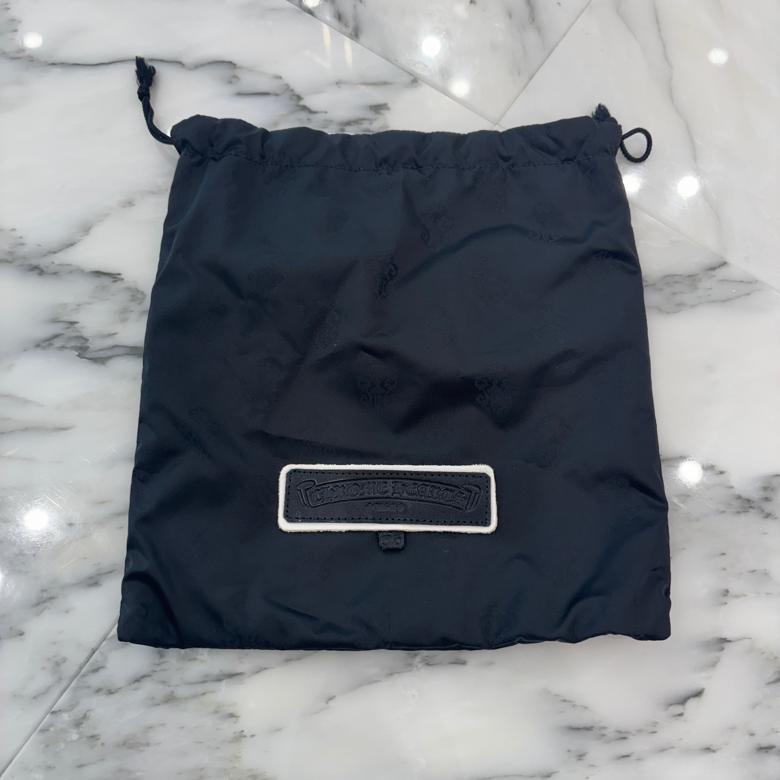 CHROME HEARTS BS Flare Square Pocket Leather Shoulder Bag クロムハーツ BSフレア スクエアポケット レザー ショルダーバッグ