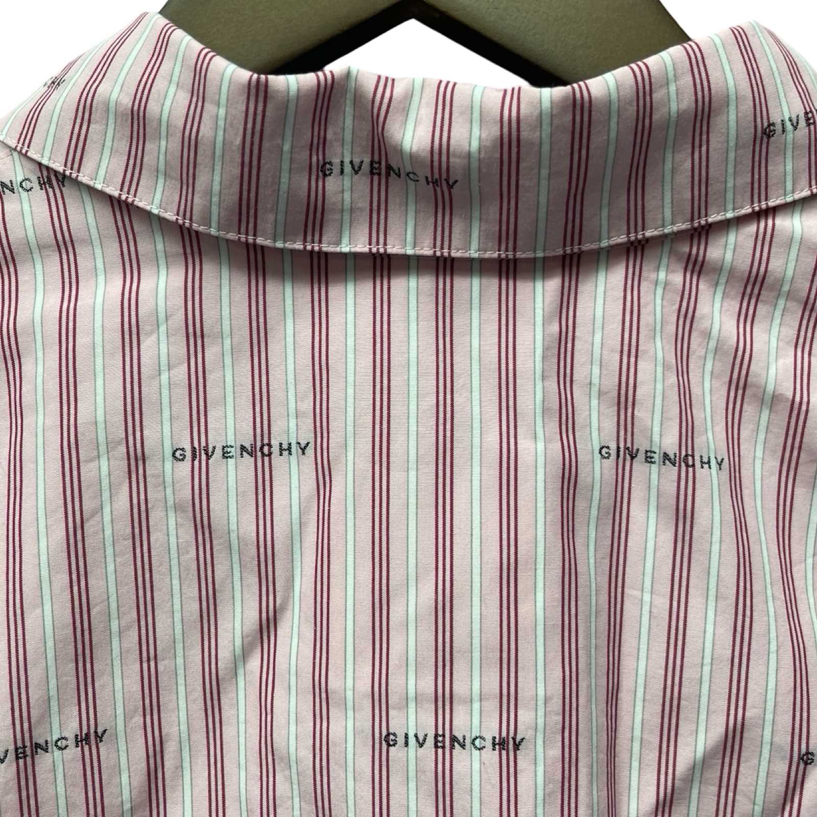 GIVENCHY 2023SS Boxy Fit Shirt in Poplin with Stripes BM60WB14P5 Size 41