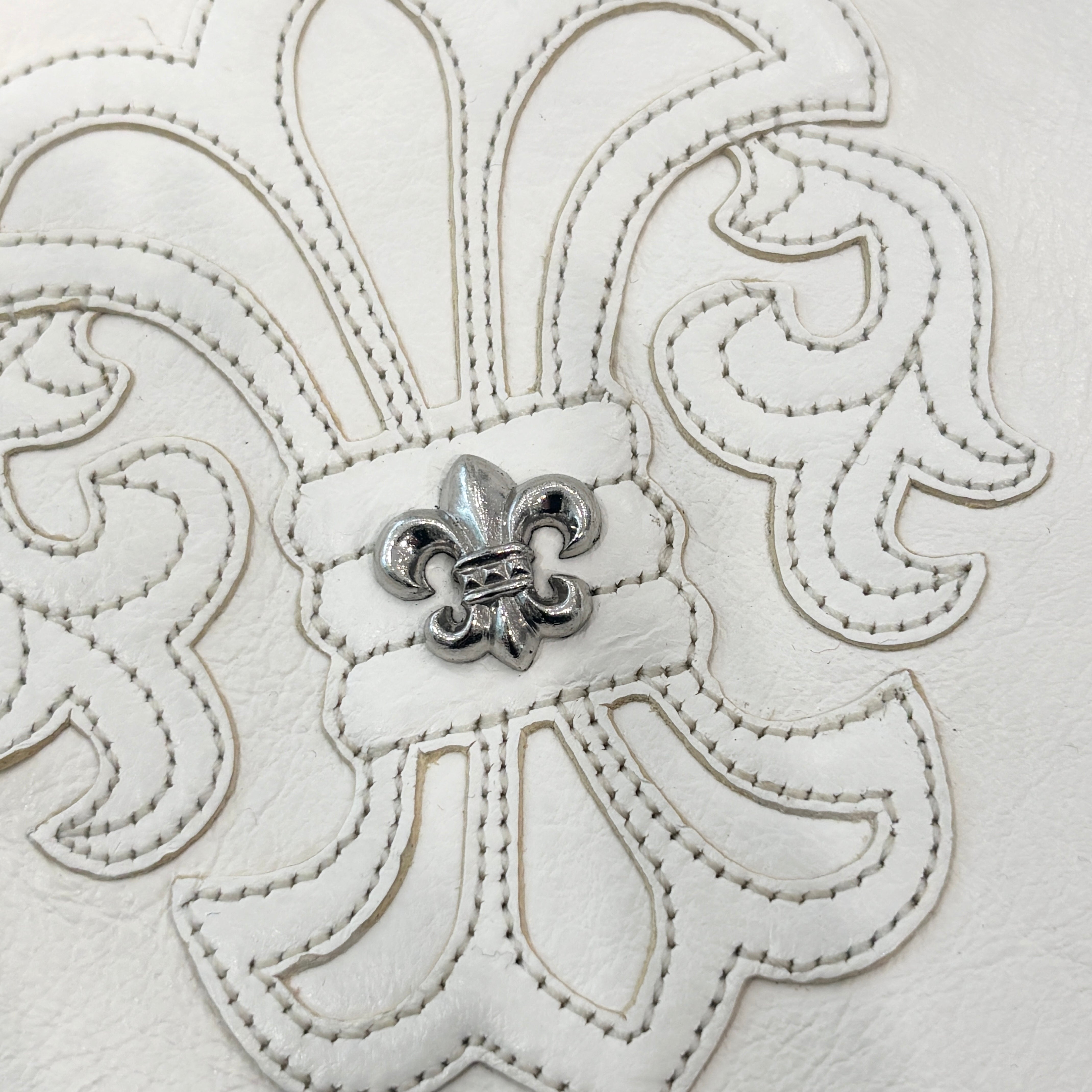 CHROME HEARTS BS Flare Square Pocket Leather Shoulder Bag クロムハーツ BSフレア スクエアポケット レザー ショルダーバッグ