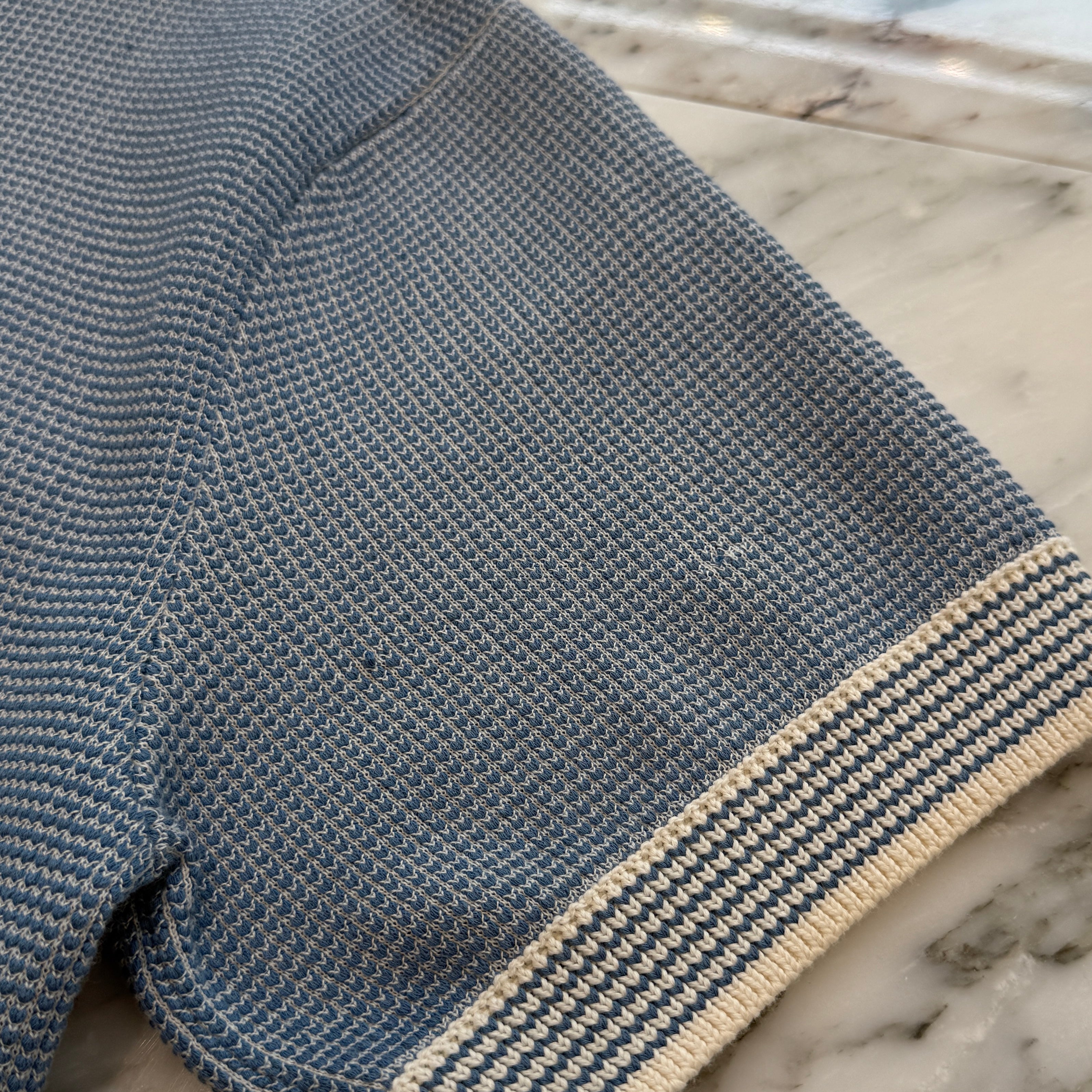 DIOR 2023SS Summer Cotton Knit Tee 393M653AT563 Size S ディオール サマー コットンニットTシャツ サイズS