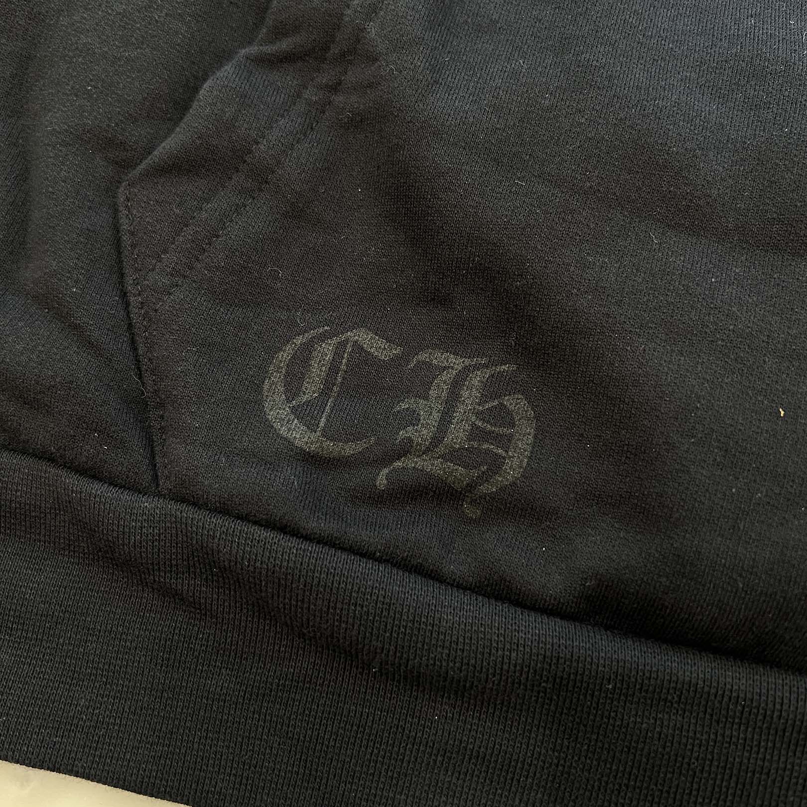 CHROME HEARTS 2025AW 1988 Silver Vertical Logo Pullover Hoodie Size XXL クロムハーツ 1988 シルバー ヴァーティカルロゴ プルオーバーフーディー サイズXXL