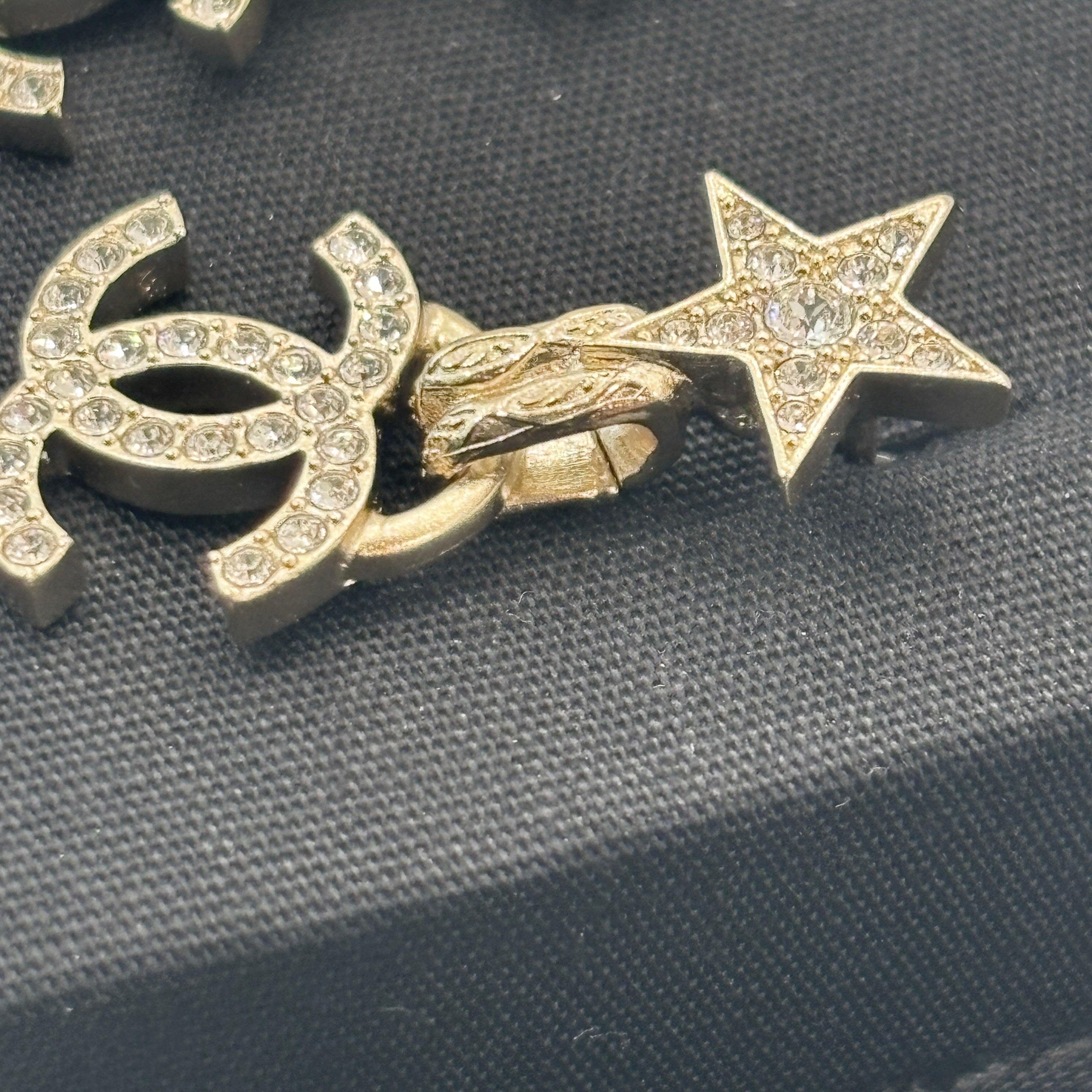 CHANEL 2023SS Gold Metal Star Coco Mark Earrings ABB278B13552NQ106 シャネル ゴールドメタル スター ココマーク イヤリング ピアス