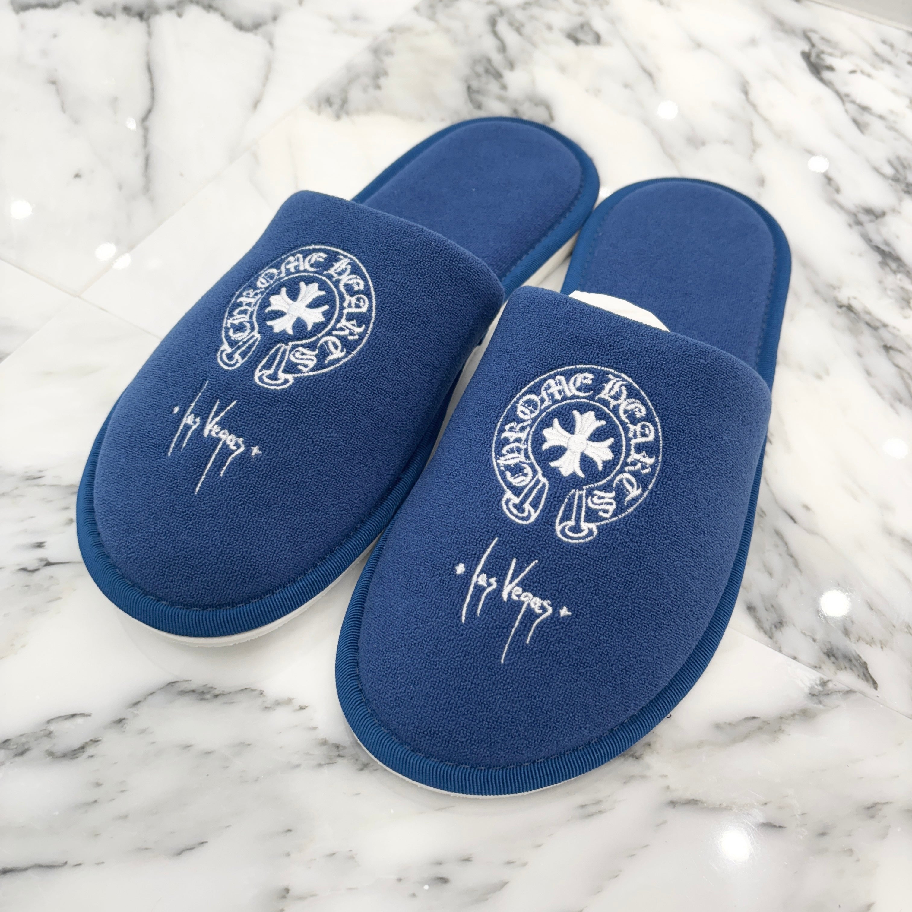 CHROME HEARTS Las Vegas Limited Horseshoe Hotel Slippers Sandals Size M クロムハーツ ラスベガス限定 ホースシューホテルスリッパ サンダル サイズM
