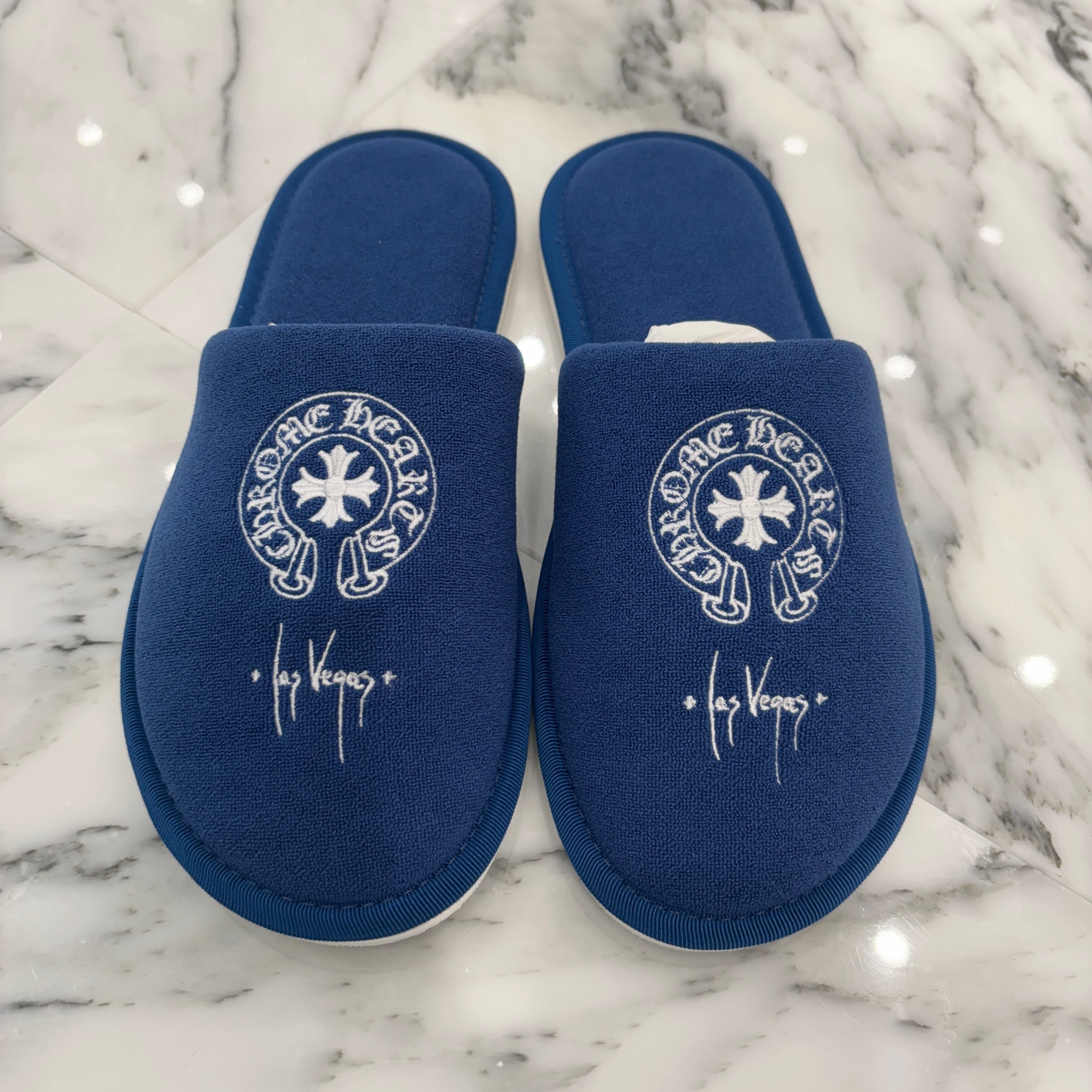 CHROME HEARTS Las Vegas Limited Horseshoe Hotel Slippers Sandals Size M クロムハーツ ラスベガス限定 ホースシューホテルスリッパ サンダル サイズM