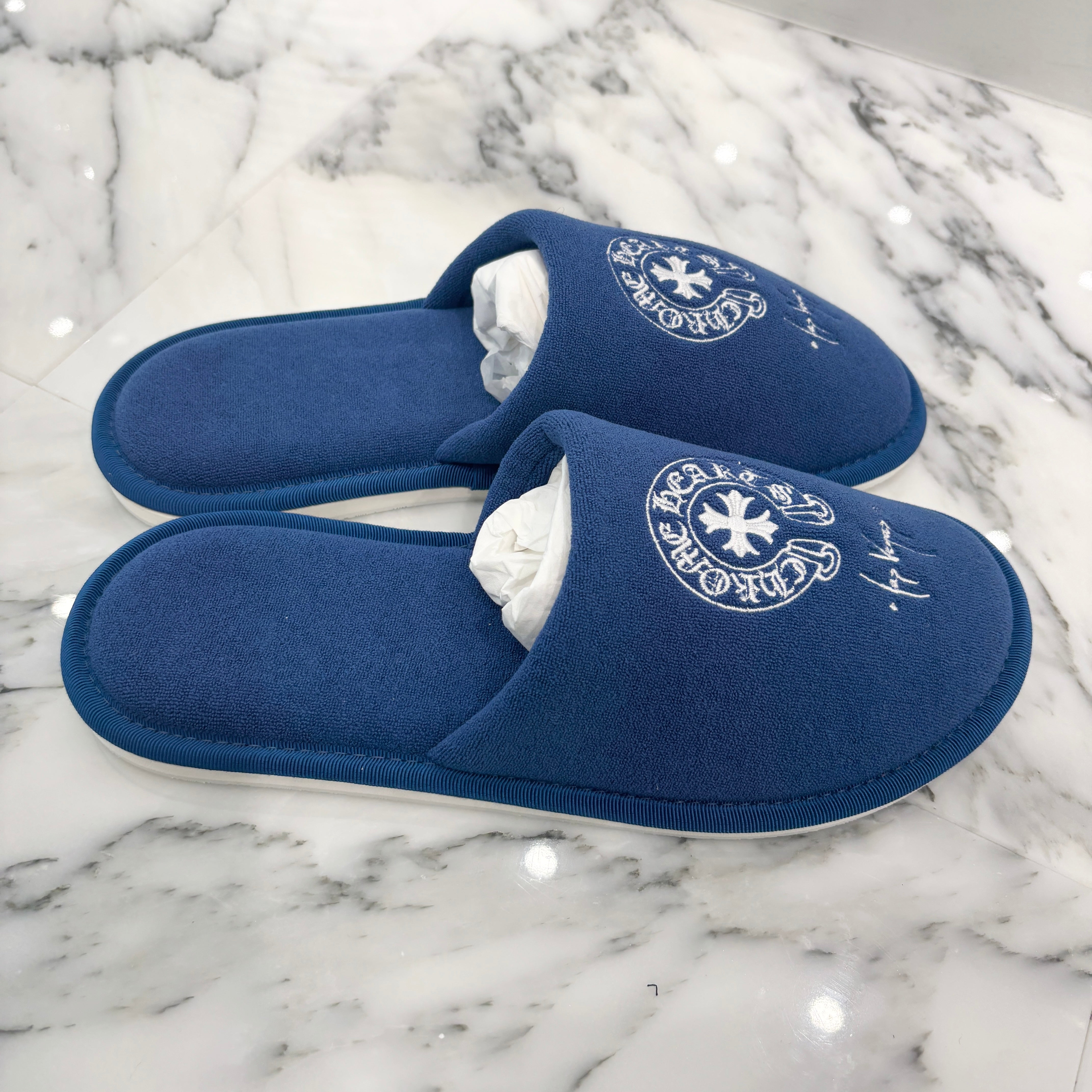 CHROME HEARTS Las Vegas Limited Horseshoe Hotel Slippers Sandals Size M クロムハーツ ラスベガス限定 ホースシューホテルスリッパ サンダル サイズM