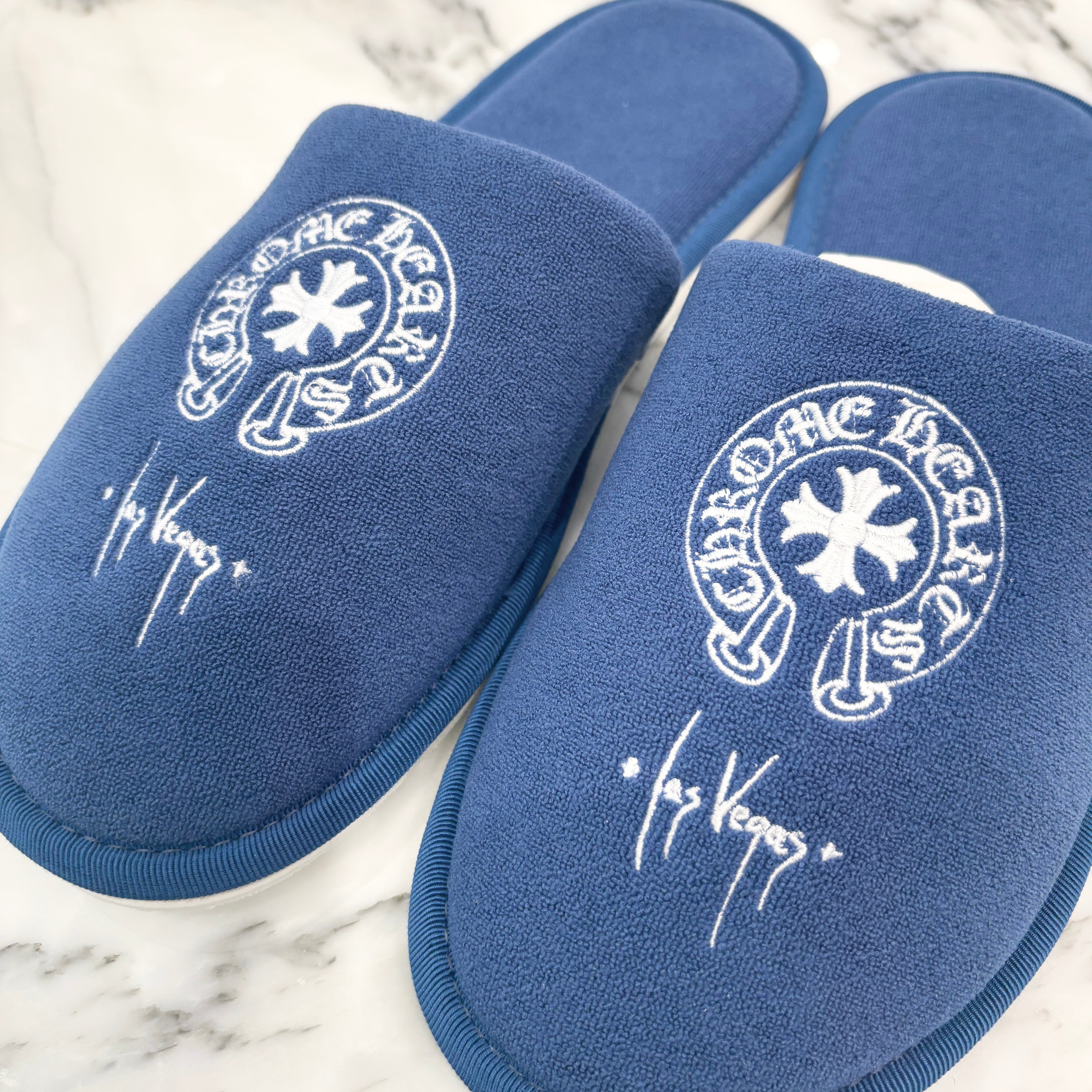 CHROME HEARTS Las Vegas Limited Horseshoe Hotel Slippers Sandals Size M クロムハーツ ラスベガス限定 ホースシューホテルスリッパ サンダル サイズM
