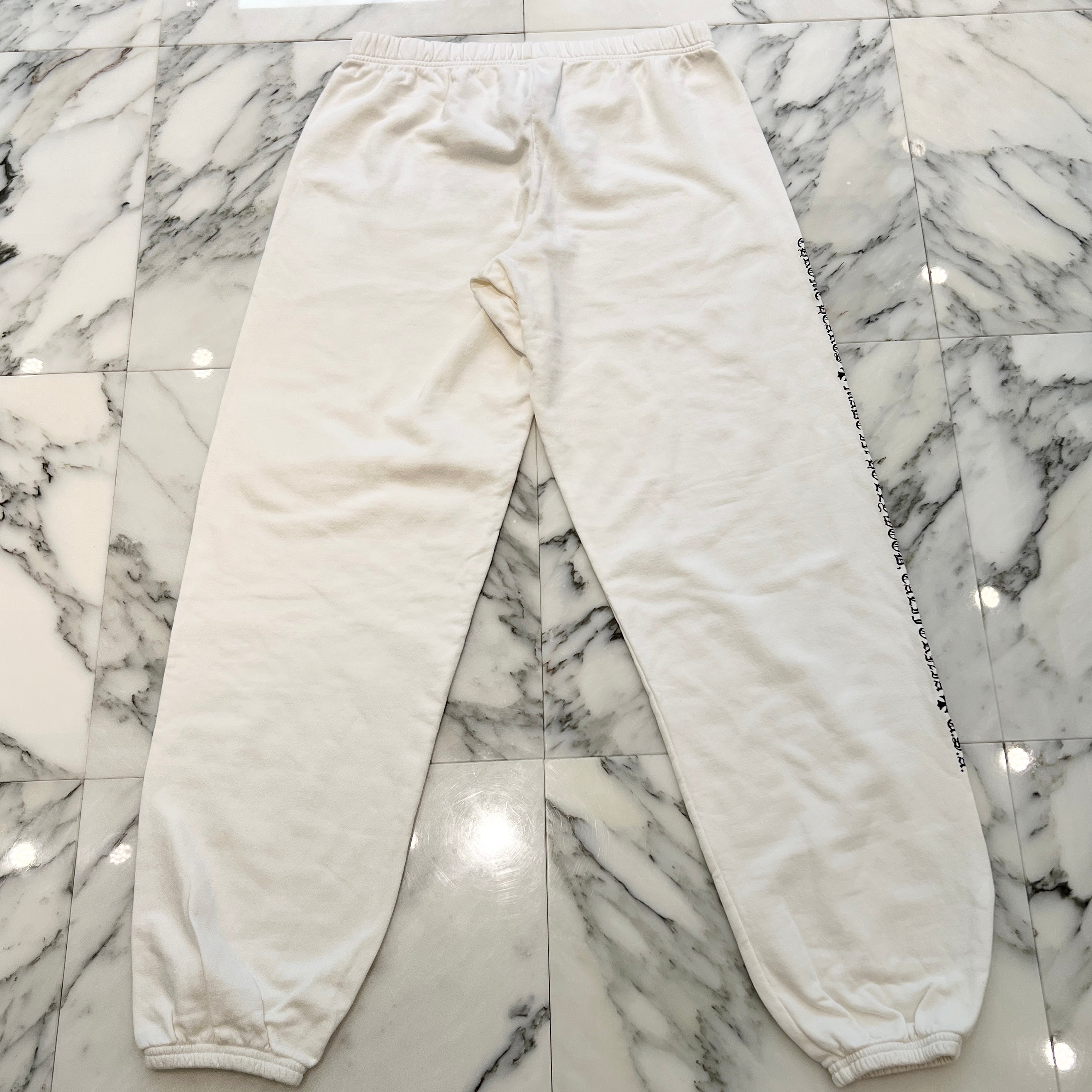 CHROME HEARTS CH Cross Logo Print Sweat Long Pants Size L クロム
