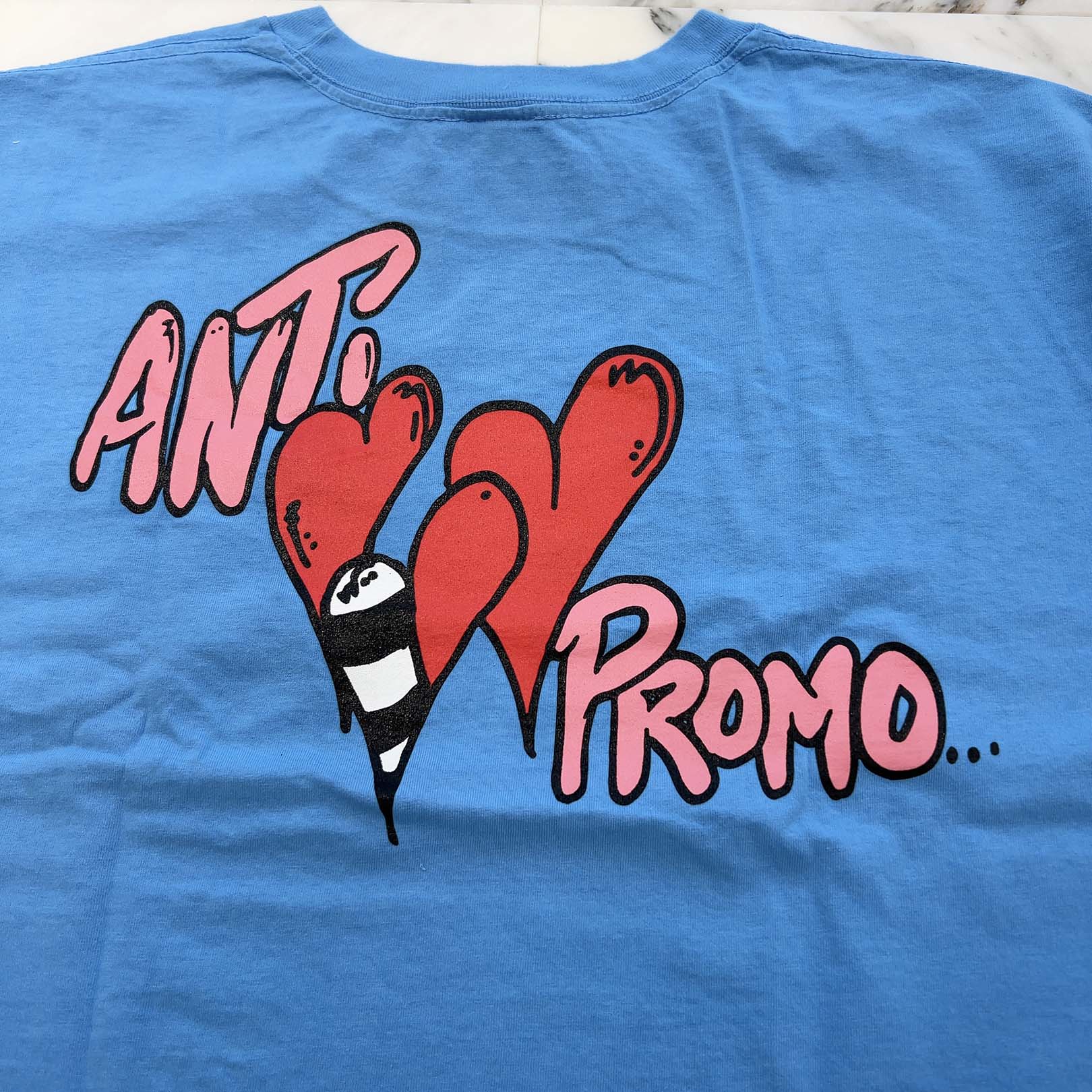 Matty Boy ANTI PROMO Tシャツ Matty Boy Anti Promo NYC Exclusive White Short Sleeve Tee - SRM