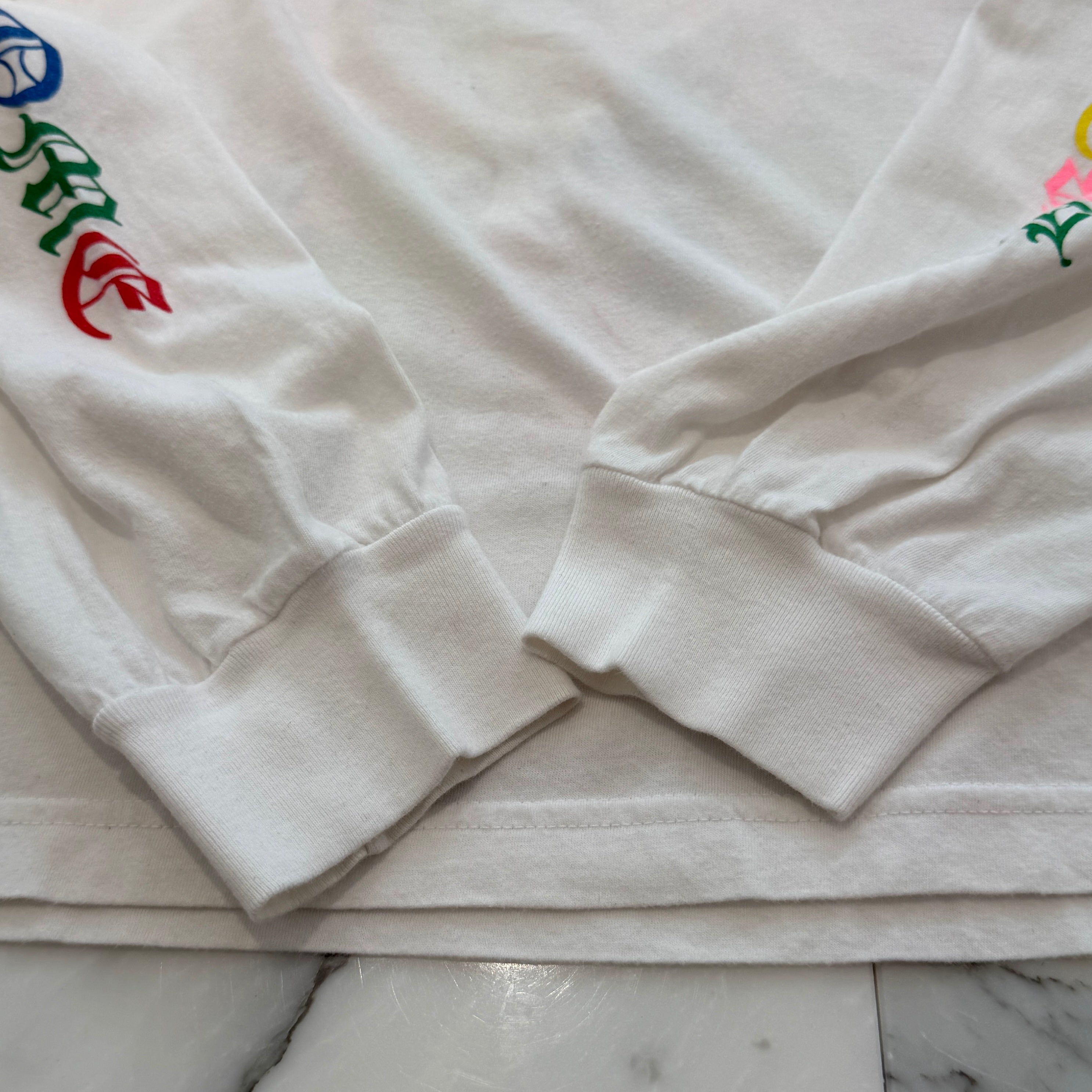 CHROME HEARTS 2021SS MLTCOL CEM CRS Long Sleeve Tee Size XL クロムハーツ マルチカラー セメタリークロス ロングスリーブTシャツ サイズXL