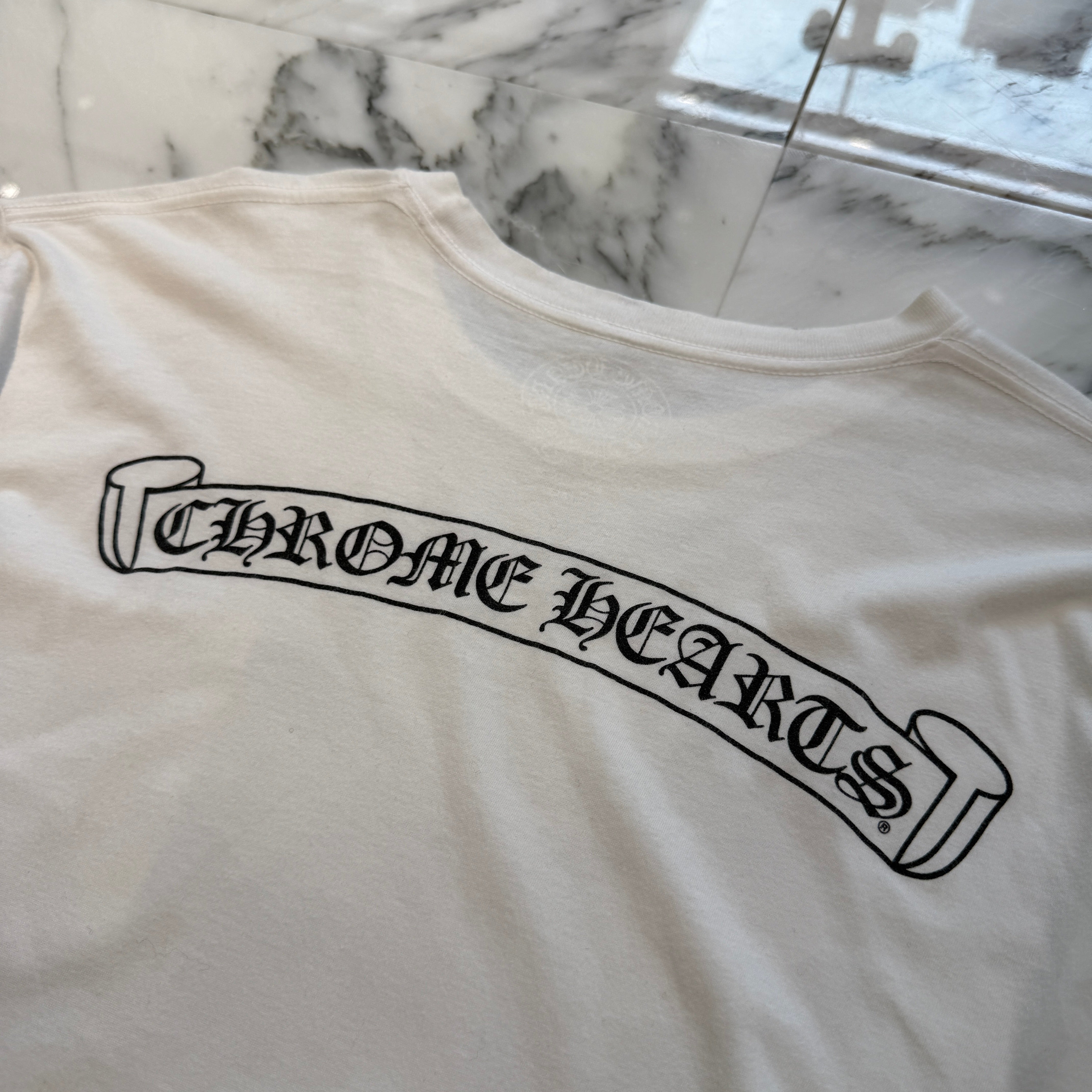 CHROME HEARTS 2021SS MLTCOL CEM CRS Long Sleeve Tee Size XL クロムハーツ マルチカラー セメタリークロス ロングスリーブTシャツ サイズXL