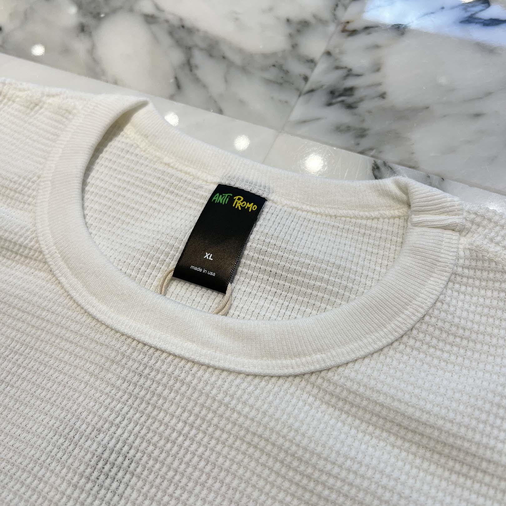 MATTY BOY ANTI PROMO "SEX RECORDS" Thermal Long Sleeve Tee Size XL マッティボーイ アンチプロモ "セックスレコード" サーマル ロングスリーブTシャツ サイズXL