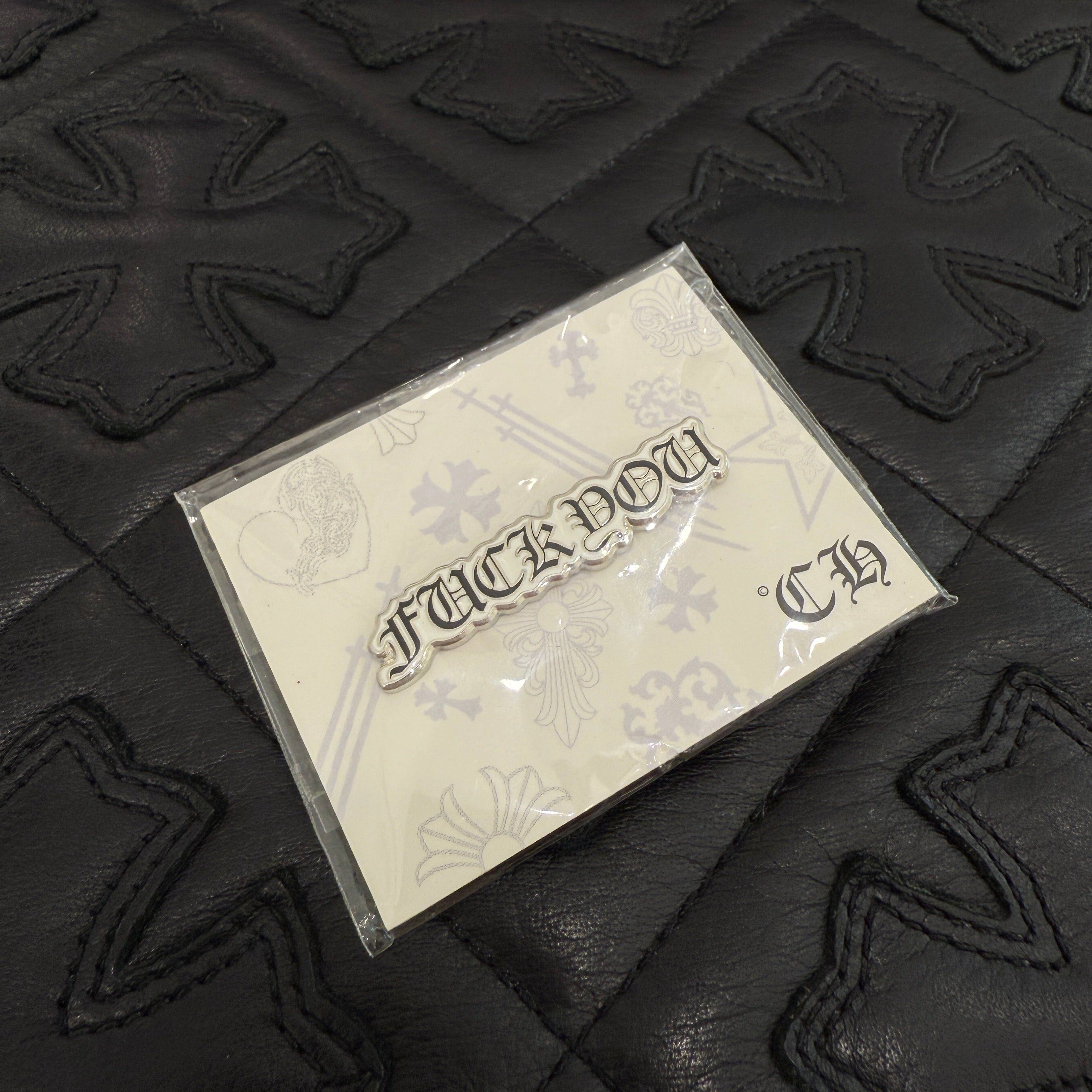CHROME HEARTS × MATTY BOY "FUCK YOU" PIN クロムハーツ × マッティボーイ "ファックユー" ピン