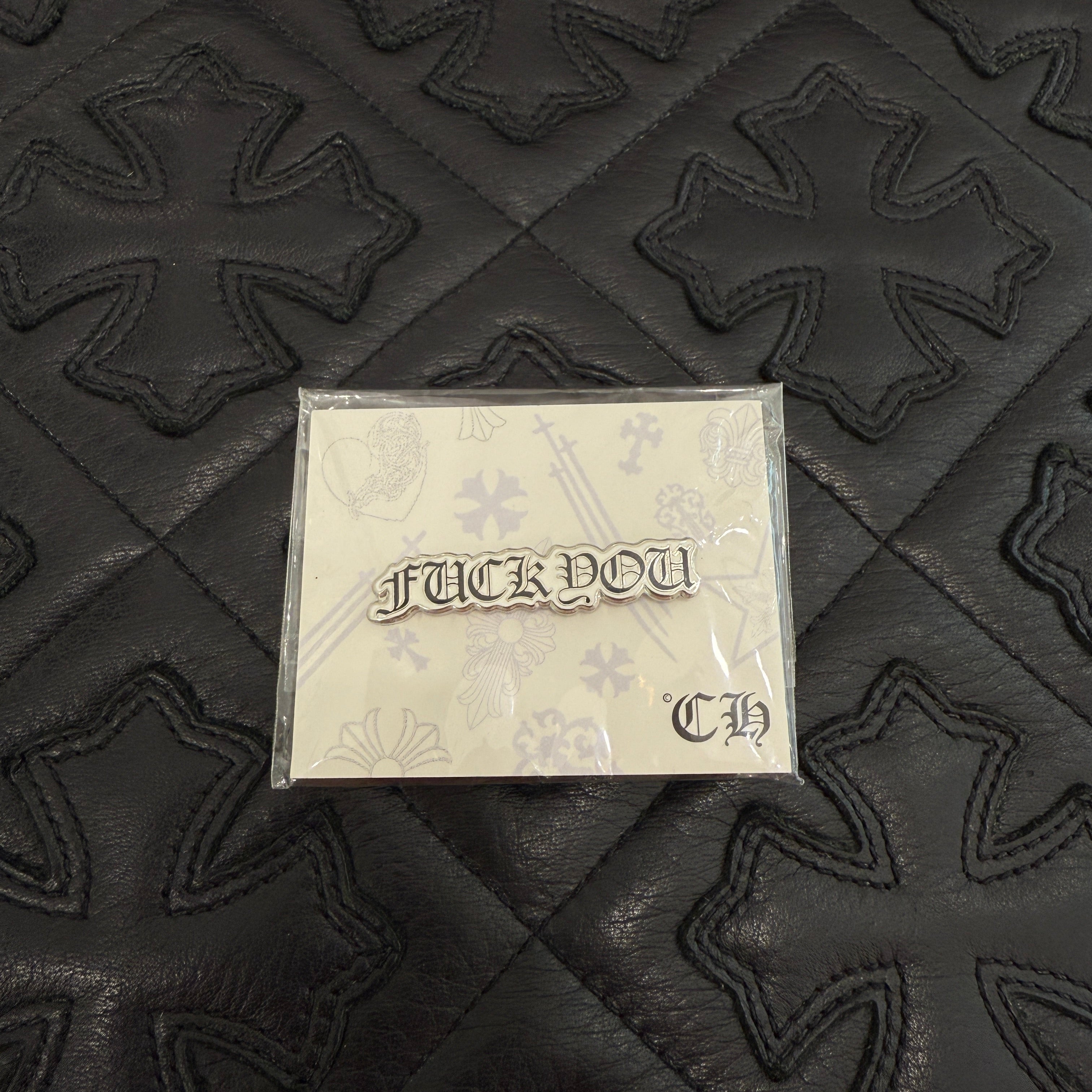 CHROME HEARTS × MATTY BOY "FUCK YOU" PIN クロムハーツ × マッティボーイ "ファックユー" ピン