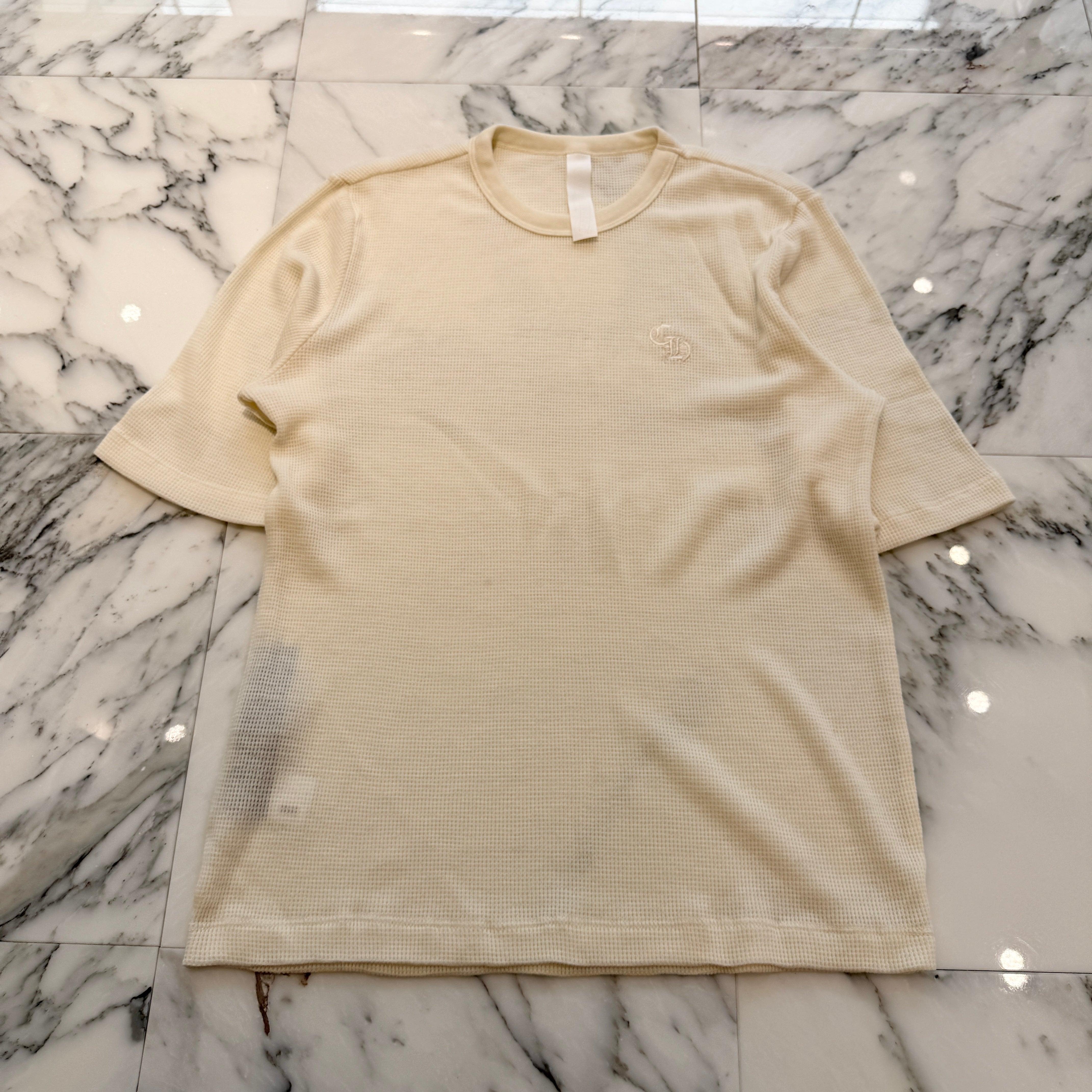 CHROME HEARTS Y NOT CH Embroidery Thermal Tee Size L クロムハーツ ワイノット CH刺繍 サーマル Tシャツ サイズL