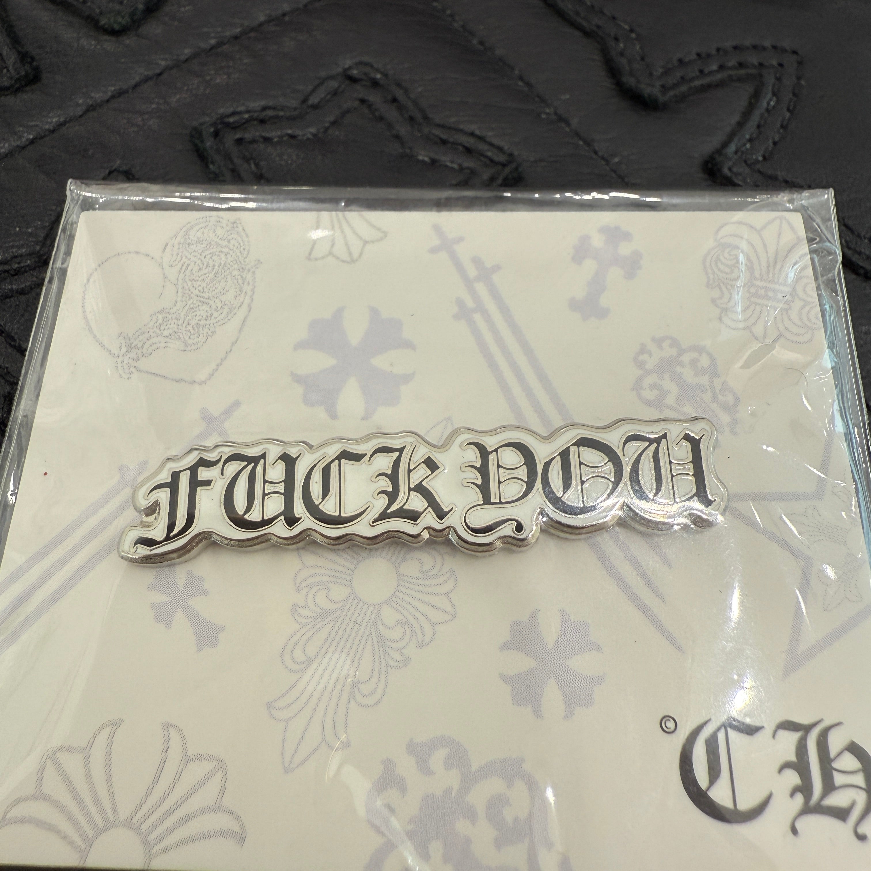 CHROME HEARTS × MATTY BOY "FUCK YOU" PIN クロムハーツ × マッティボーイ "ファックユー" ピン