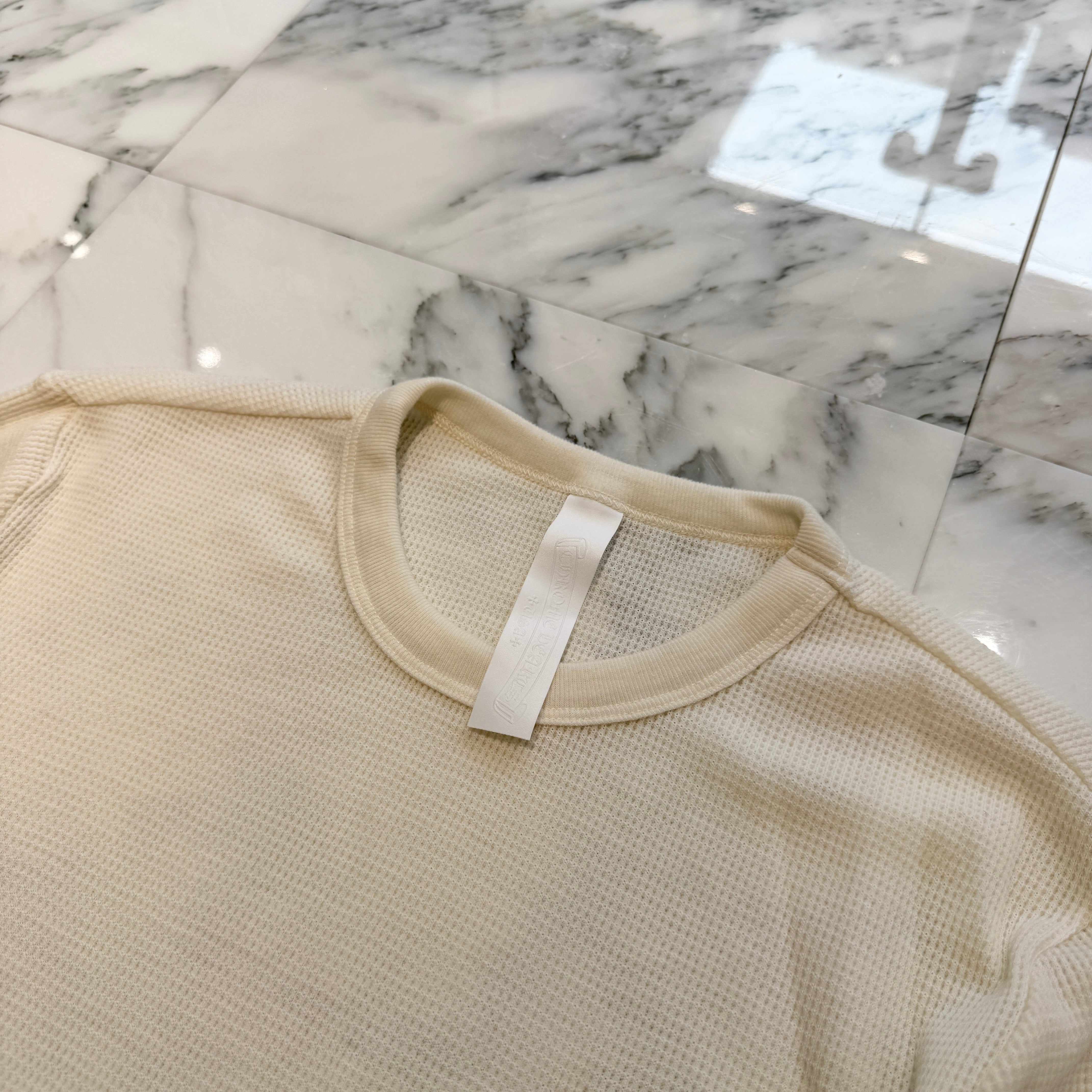 CHROME HEARTS Y NOT CH Embroidery Thermal Tee Size L クロムハーツ ワイノット CH刺繍 サーマル Tシャツ サイズL