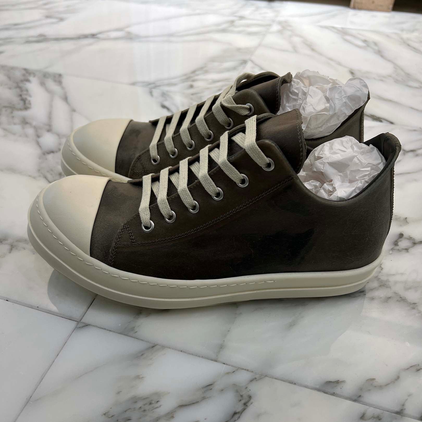 Rick Owens Lace Up Low Top Sneakers RR01E5891LCT Size 41 リックオウエンス レースアップ ローカットスニーカー  サイズ41