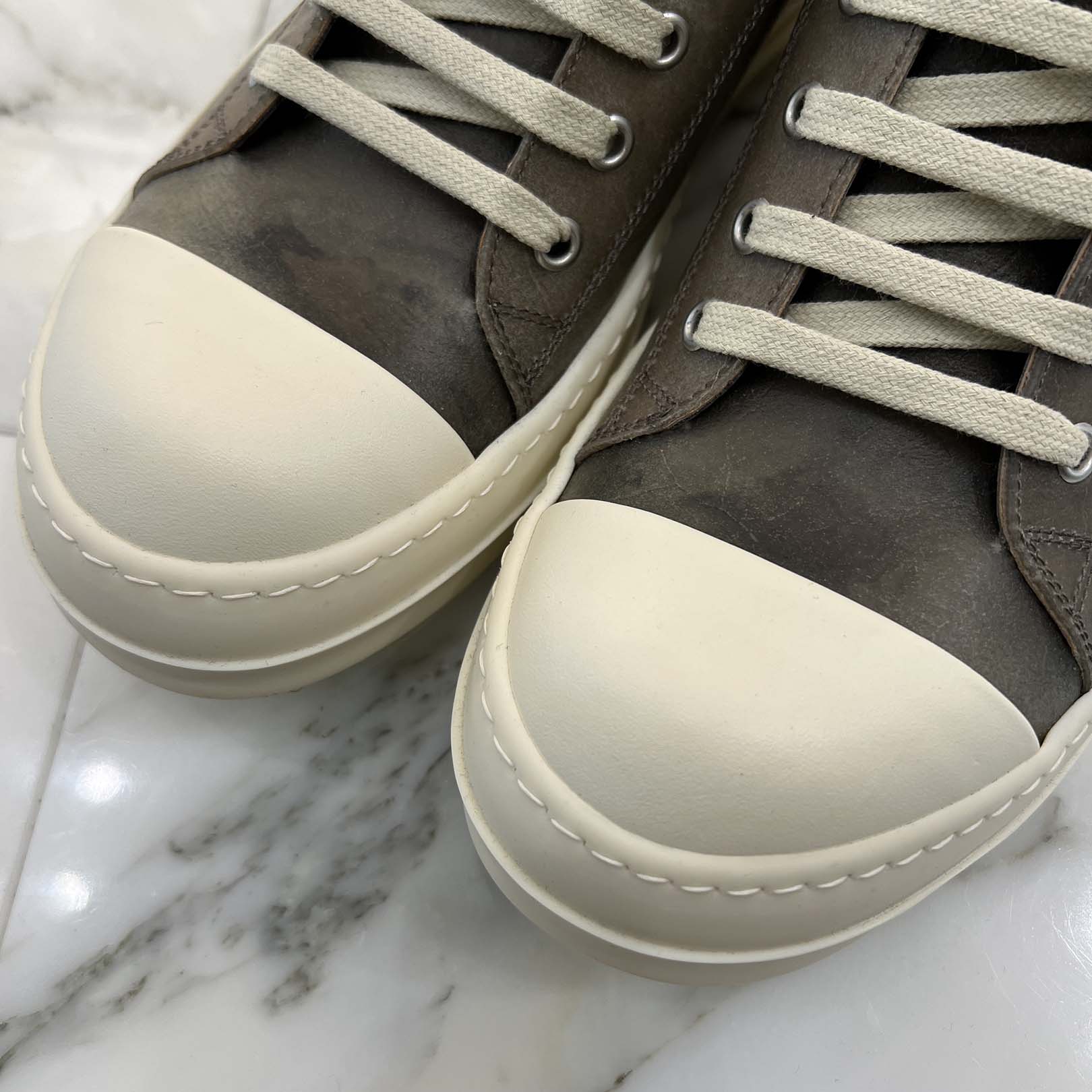 Rick Owens Lace Up Low Top Sneakers RR01E5891LCT Size 41 リックオウエンス レースアップ ローカットスニーカー  サイズ41