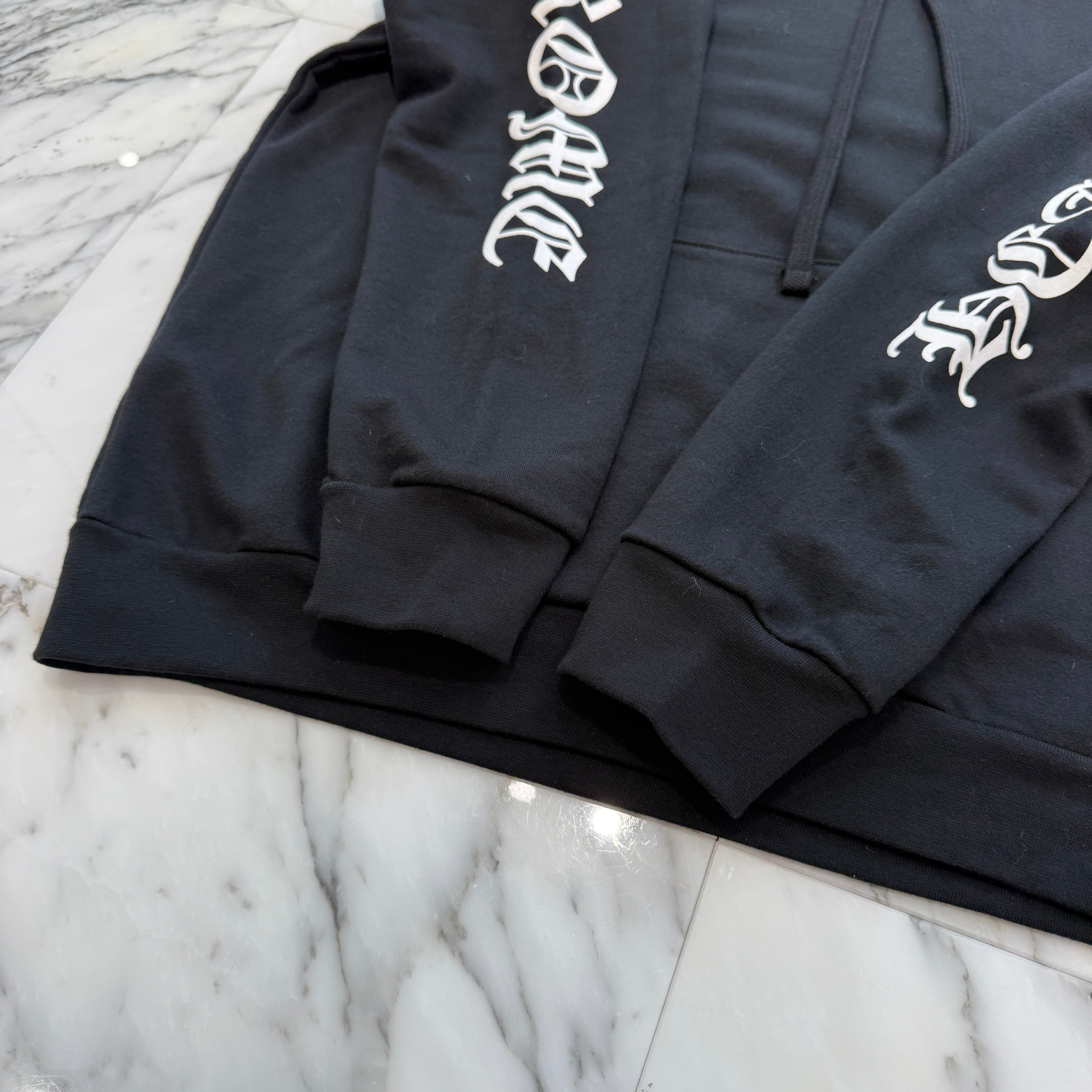 CHROME HEARTS Vertical Logo Pullover Hoodie Size XL クロムハーツ ヴァーティカルロゴ プルオーバーフーディー サイズXL