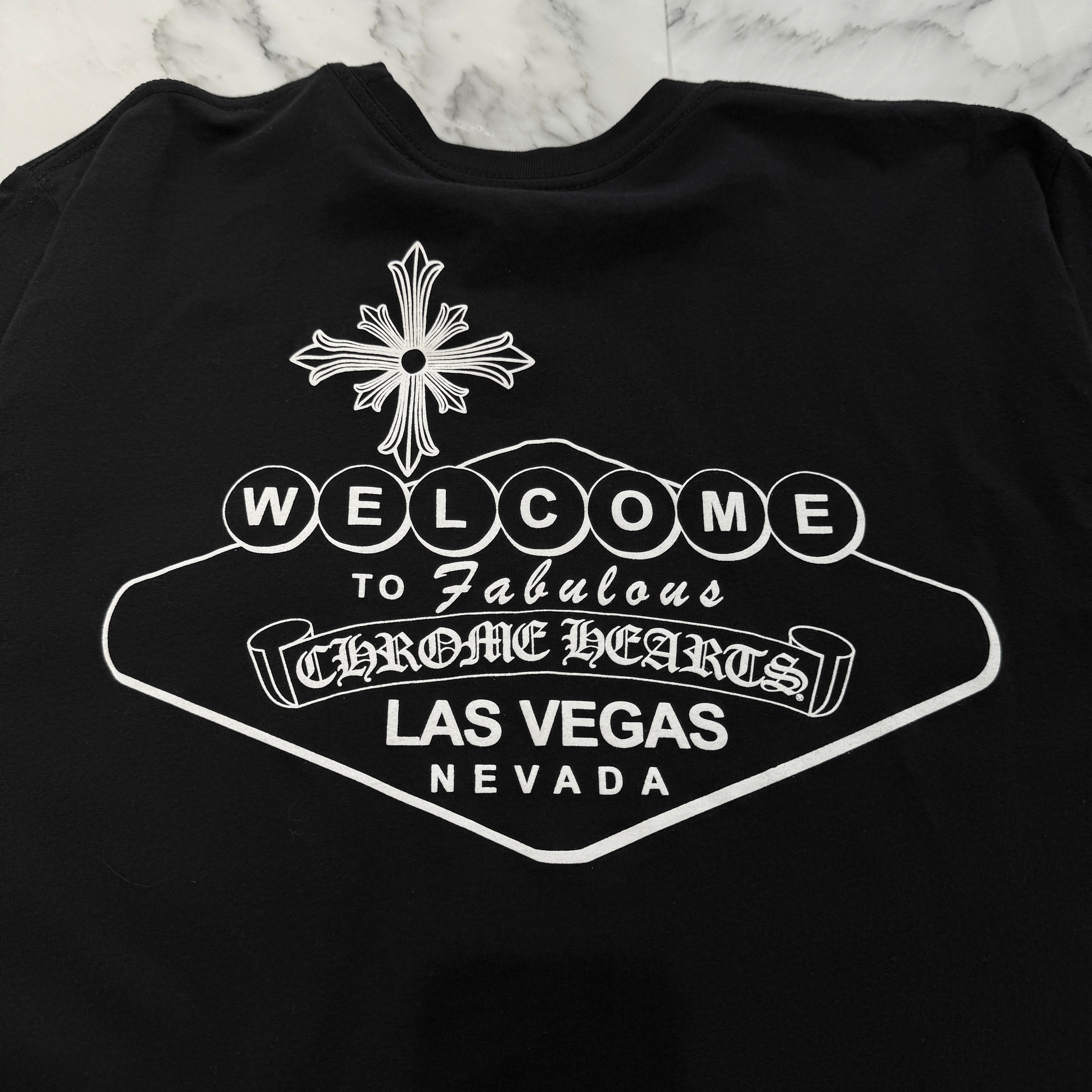 CHROME HEARTS Las Vegas Limited "Welcome To Vegas" Size L クロムハーツ ラスベガス限定 "ウェルカムトゥベガス" Tシャツ サイズL
