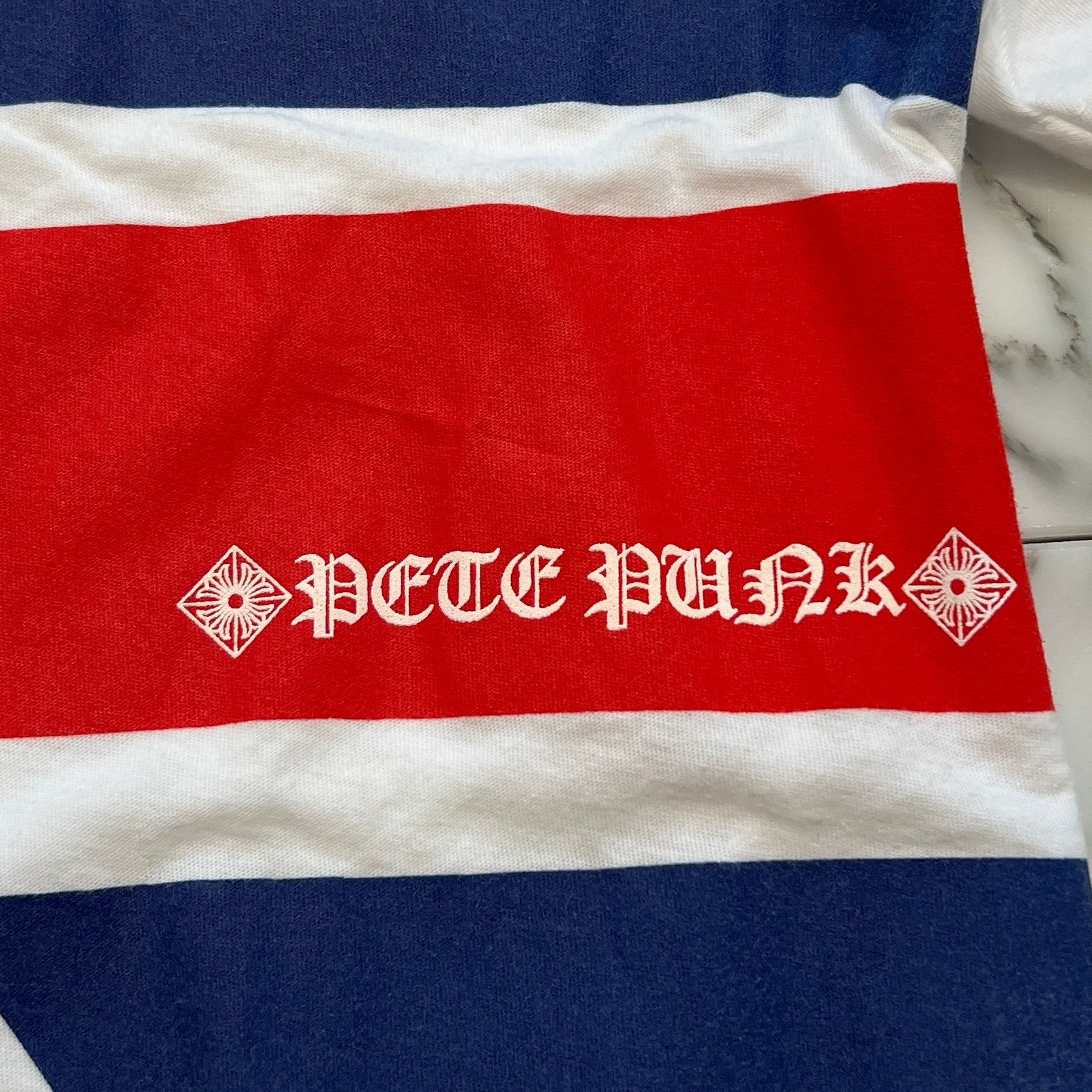 CHROME HEARTS Union Jack Neck Logo Tee Size M クロムハーツ ユニオンジャック ネックロゴ Tシャツ サイズM