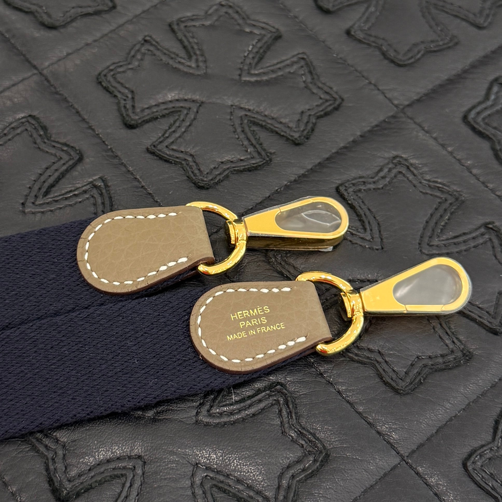 HERMES Evelyn Amazon TPM "Etoupe" W刻印 エルメス エブリン アマゾン TPM "エトゥープ" レザーショルダーバッグ W刻印