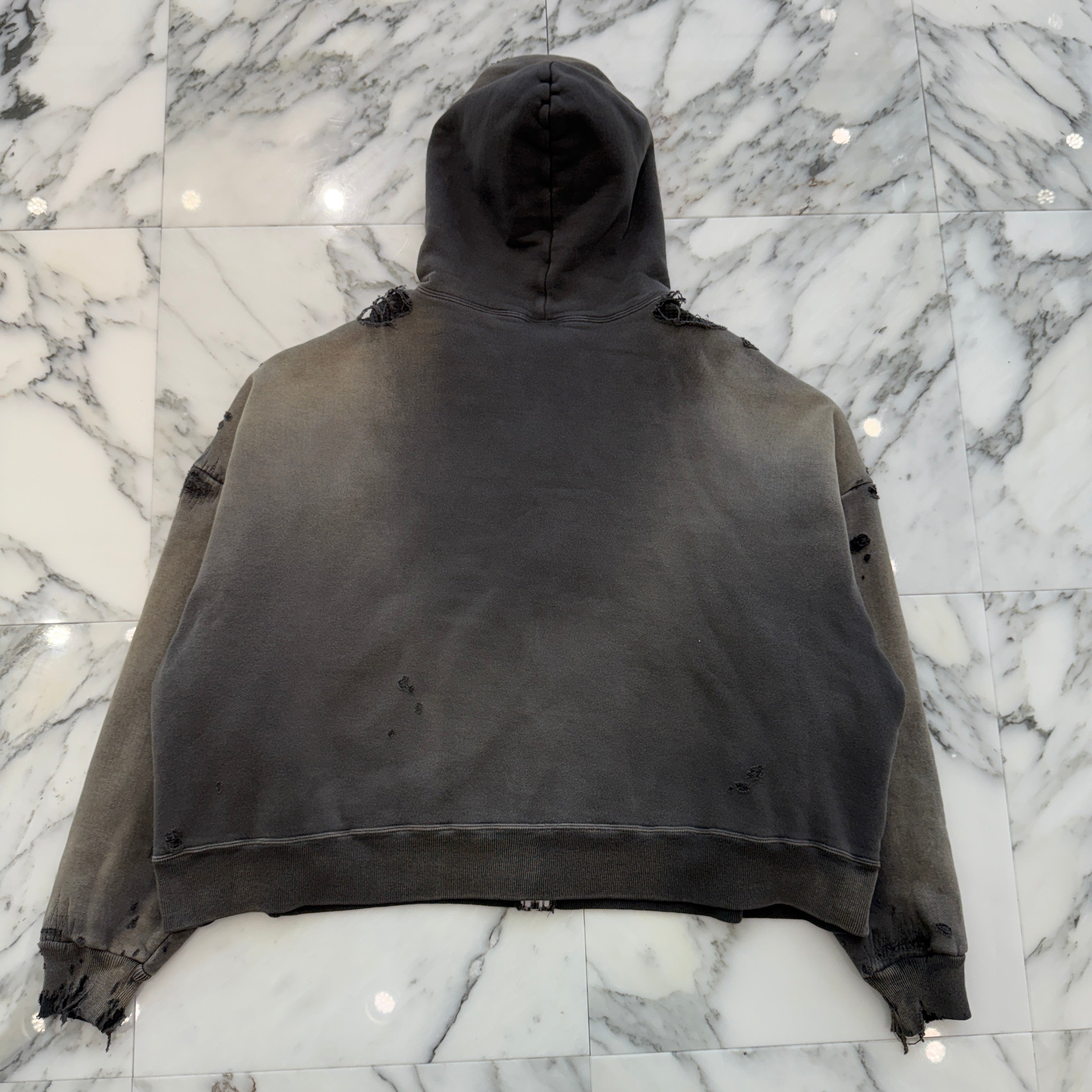 SAINT Mxxxxxx 2024AW DBL FC Zip Up Hoodie SM-HR3-0000-053 Size M セントマイケル ダブルフェイス ジップアップフーディー サイズM