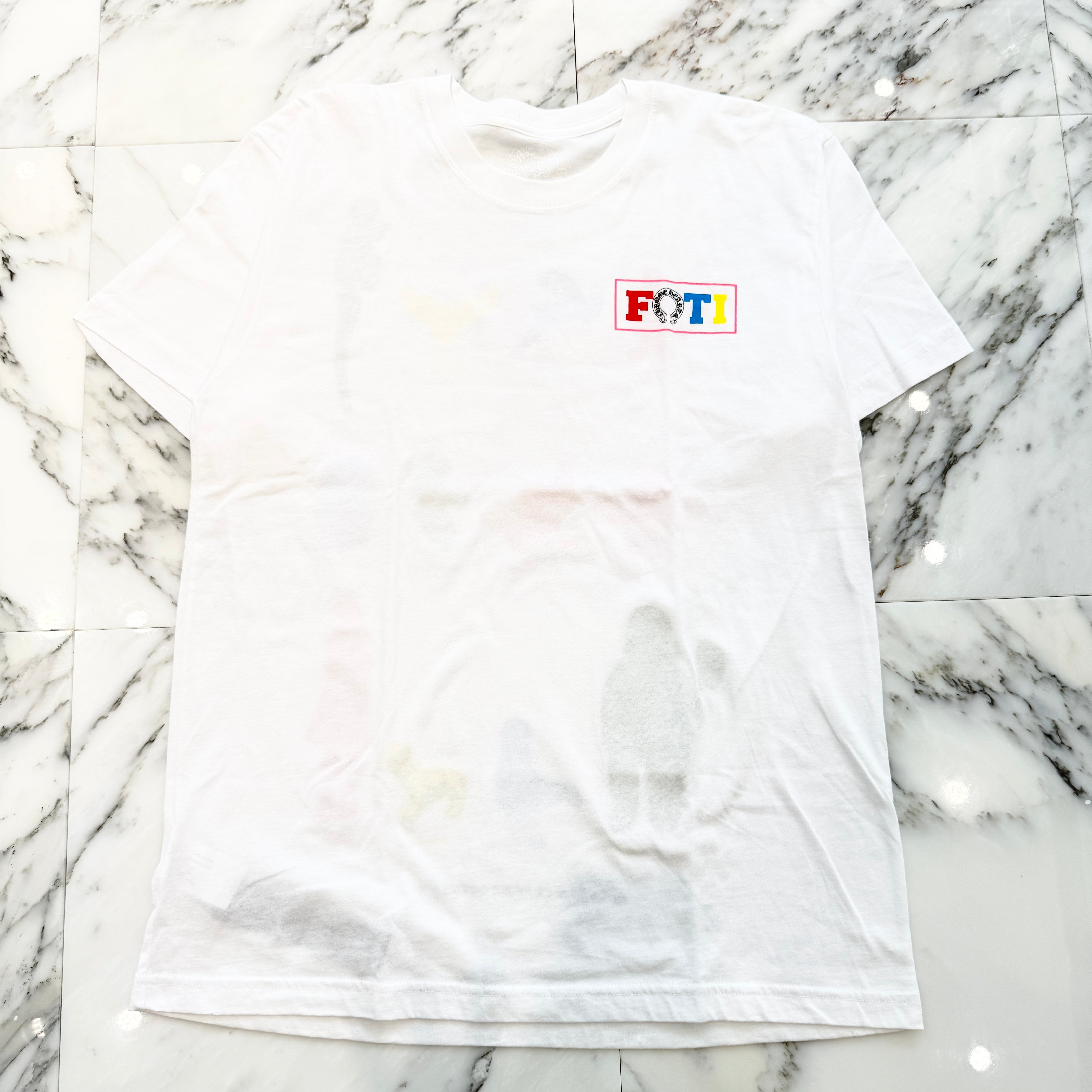 CHROME HEARTS 2023SS FOTI Rainbow Family Tee Size L クロムハーツ フォティ レインボー ファミリー Tシャツ サイズL