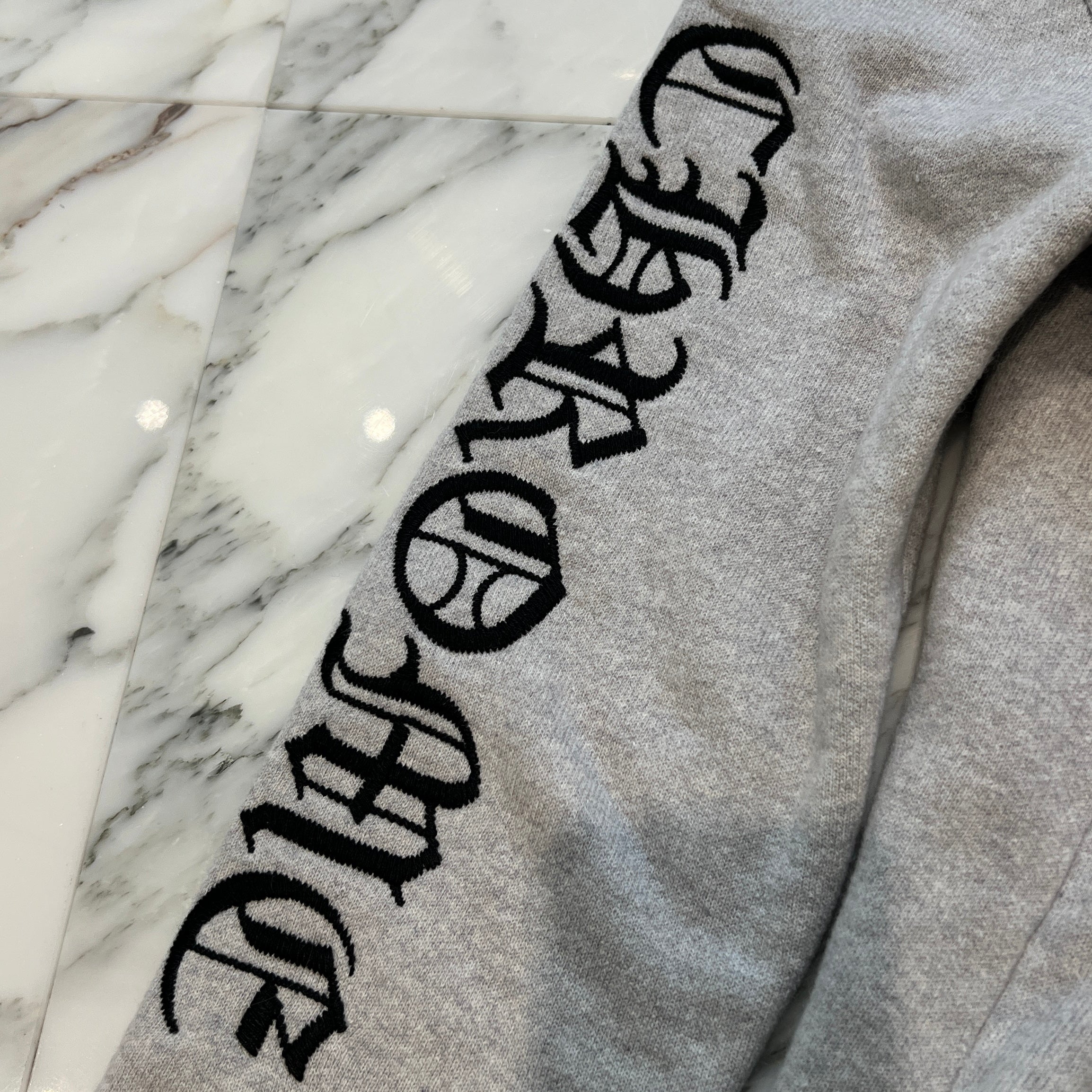 CHROME HEARTS Arm Logo Embroidery Cashmere Knit Hoodie Size M クロムハーツ アームロゴ刺繍 カシミヤニットフーディー サイズM