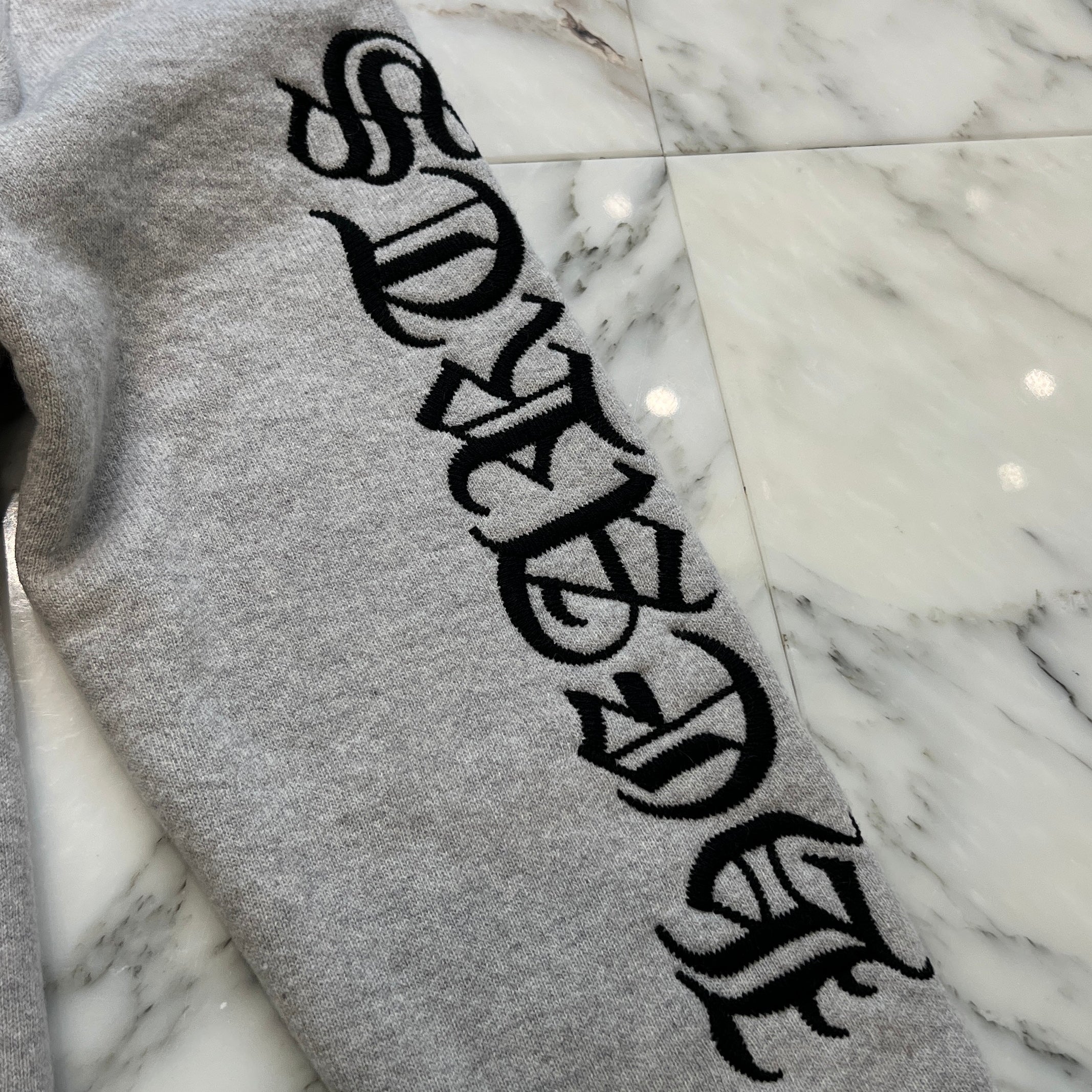 CHROME HEARTS Arm Logo Embroidery Cashmere Knit Hoodie Size M クロムハーツ アームロゴ刺繍 カシミヤニットフーディー サイズM