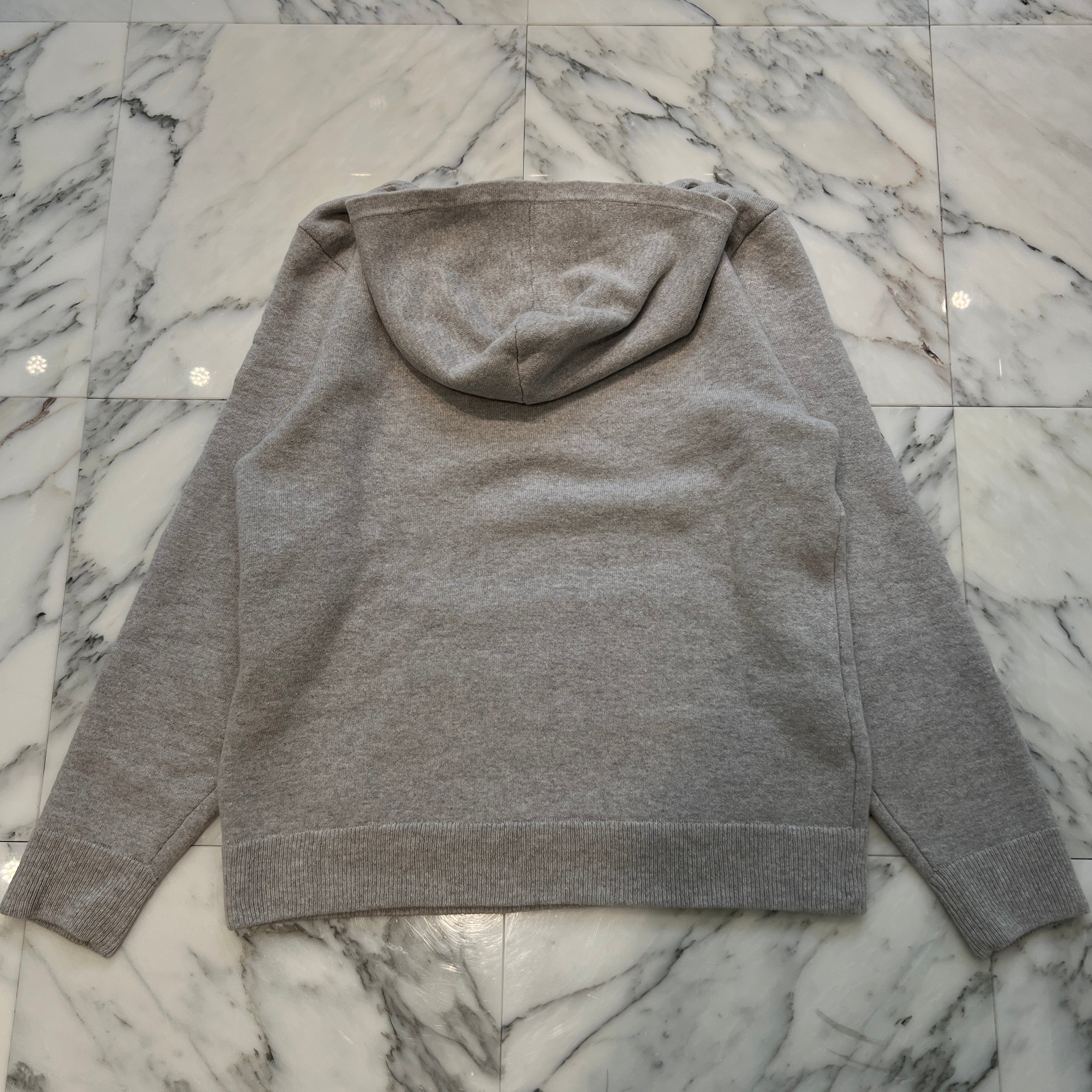 CHROME HEARTS Arm Logo Embroidery Cashmere Knit Hoodie Size M クロムハーツ アームロゴ刺繍 カシミヤニットフーディー サイズM