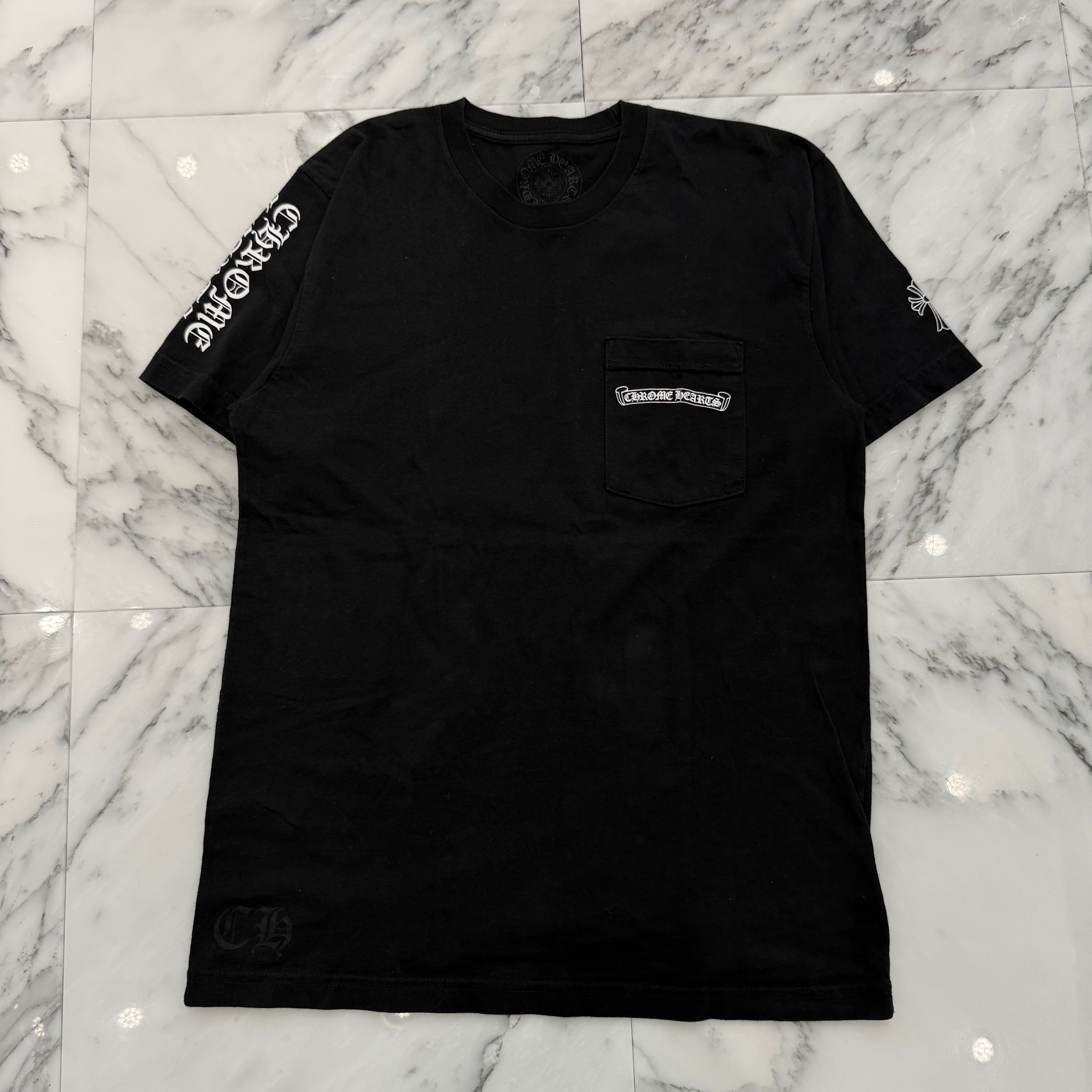 CHROME HEARTS Back Cemetery CH Cross Tee Size M クロムハーツ バック セメタリー CHクロス Tシャツ サイズM