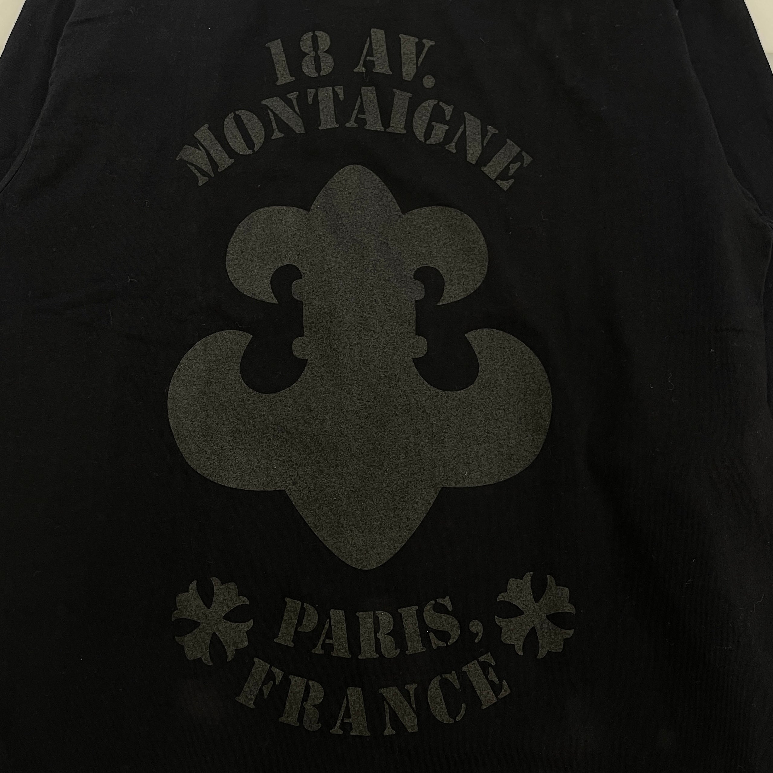 CHROME HEARTS Paris 18 AV. Montaigne Long Sleeve Tee Size XL クロムハーツ パリス 18アベニューモンタージュ ロングスリーブTシャツ サイズXL