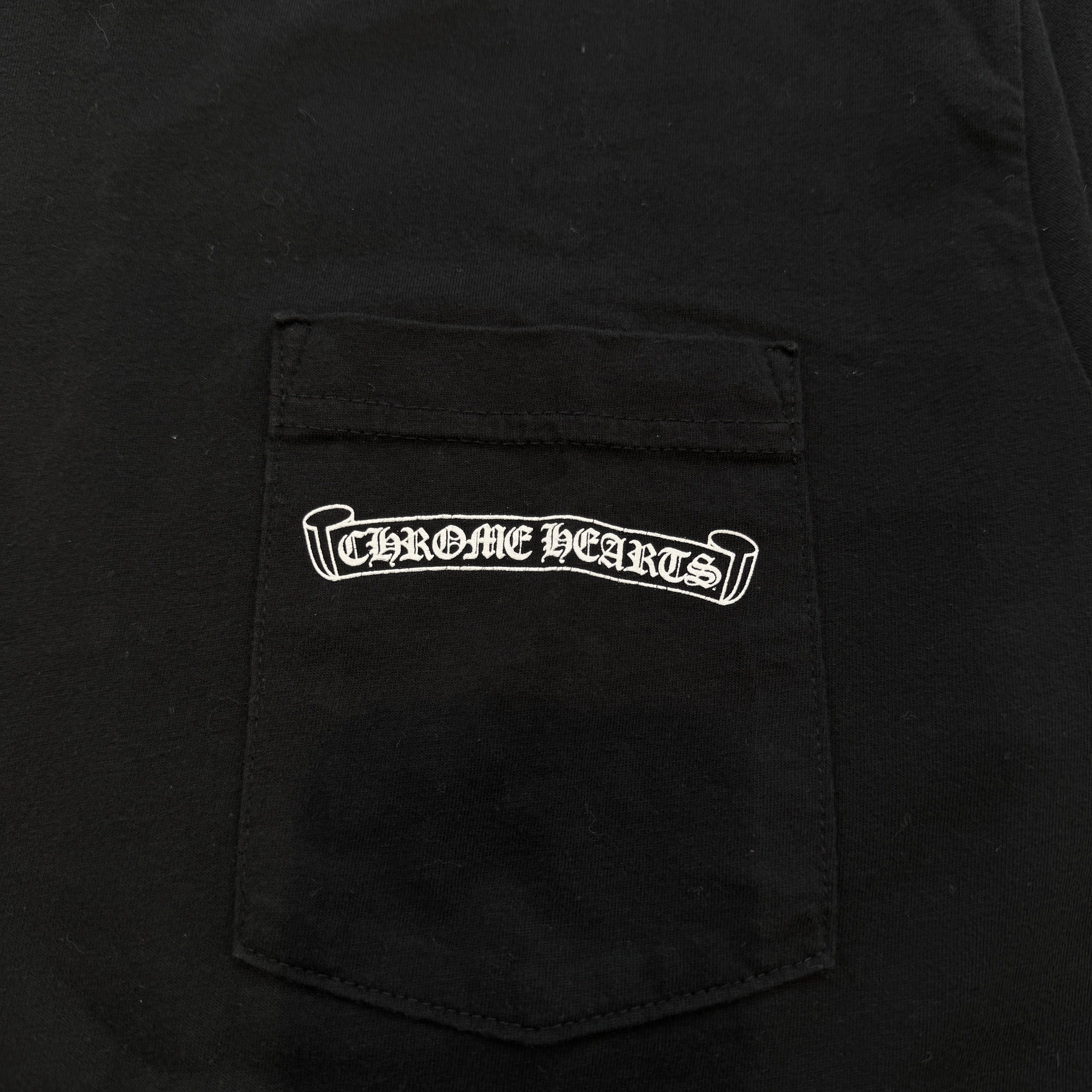 CHROME HEARTS Back Cemetery CH Cross Tee Size M クロムハーツ バック セメタリー CHクロス Tシャツ サイズM