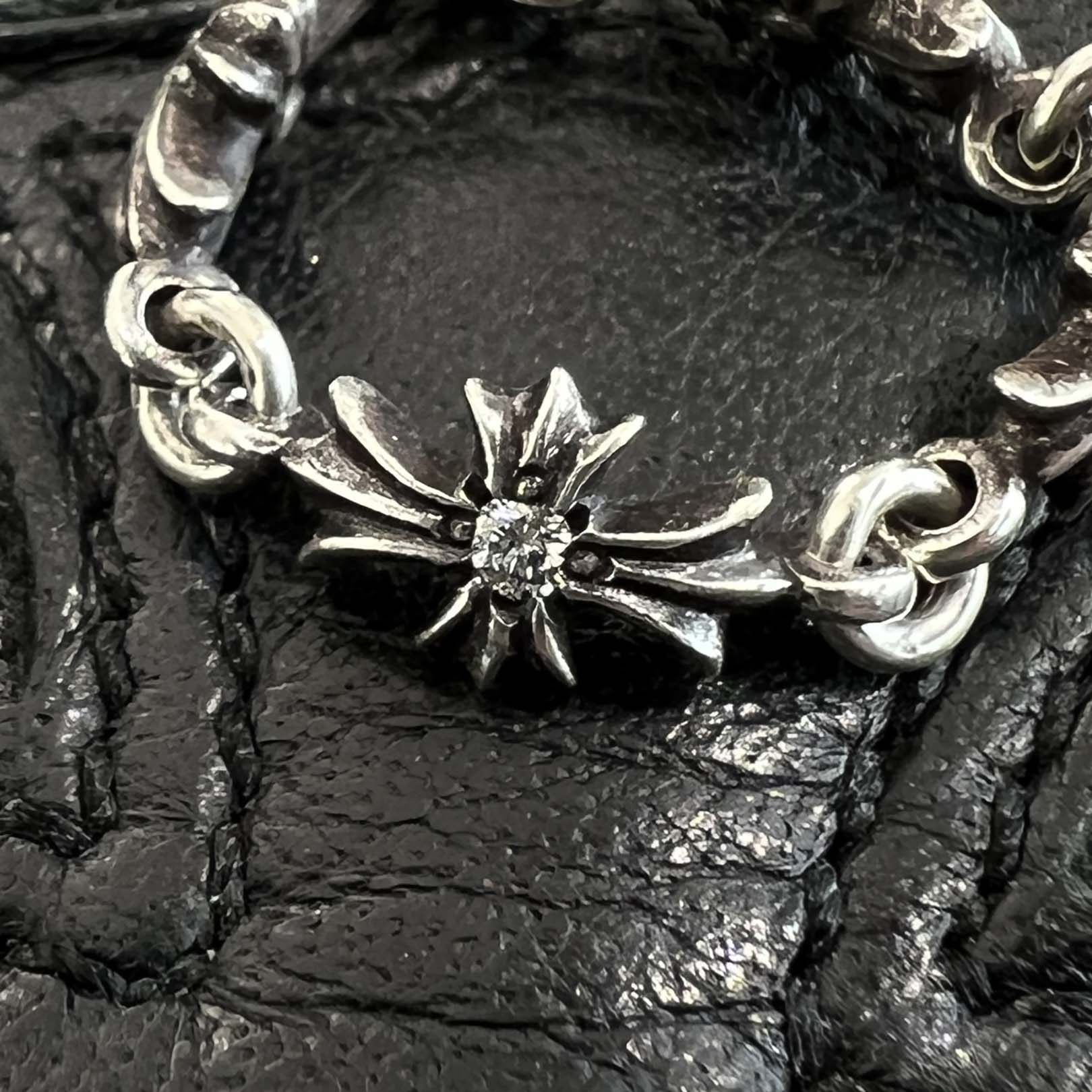 CHROME HEARTS Tiny E CH Plus Silver Ring Diamond Size 9.5号 クロムハーツ タイニーE CHプラス シルバーリング ダイヤモンド サイズ9.5号