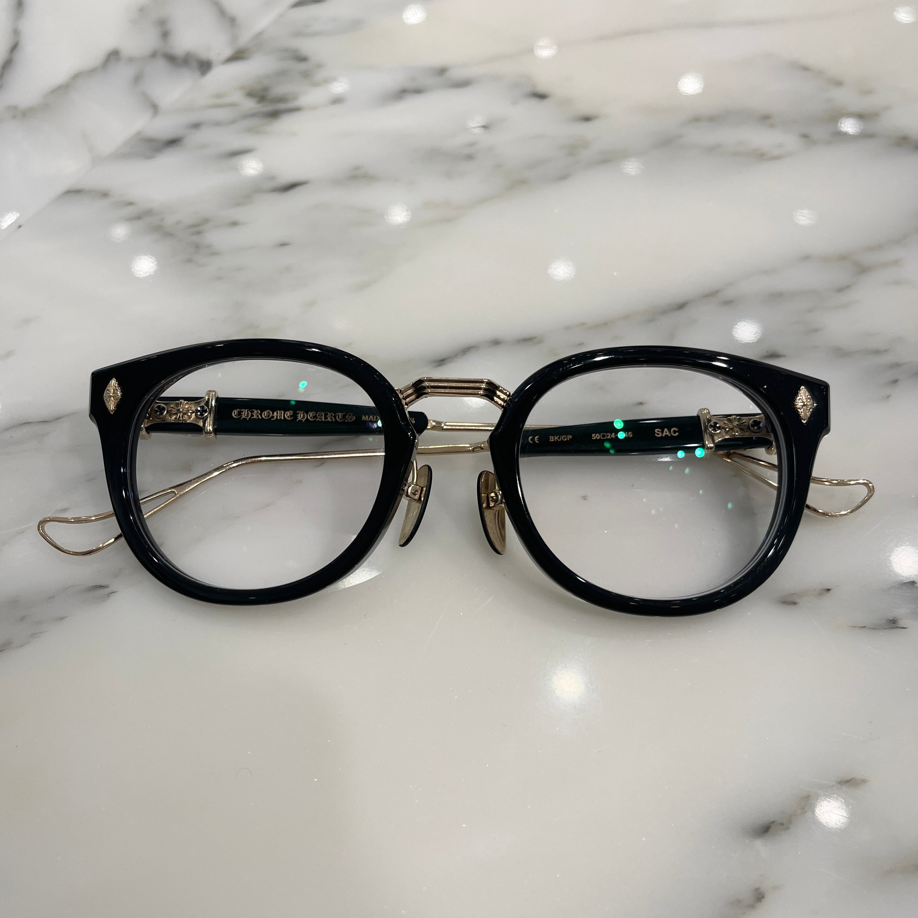 CHROME HEARTS SAC Dagger Sunglasses Size 50□24-146 クロムハ―ツ サック ダガー サングラス サイズ50□24-146