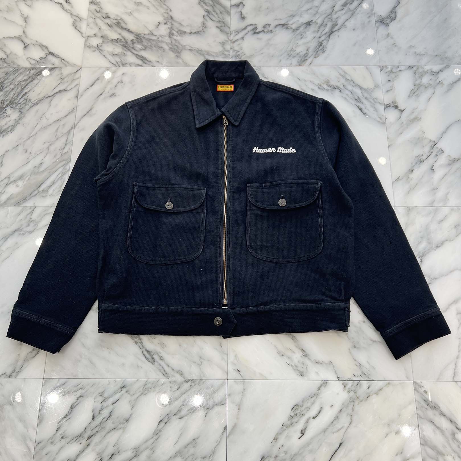 HUMAN MADE 2025AW Zip Up Work Jacket HM30JK009 Size L ヒューマンメイド ジップアップワークジャケット サイズL