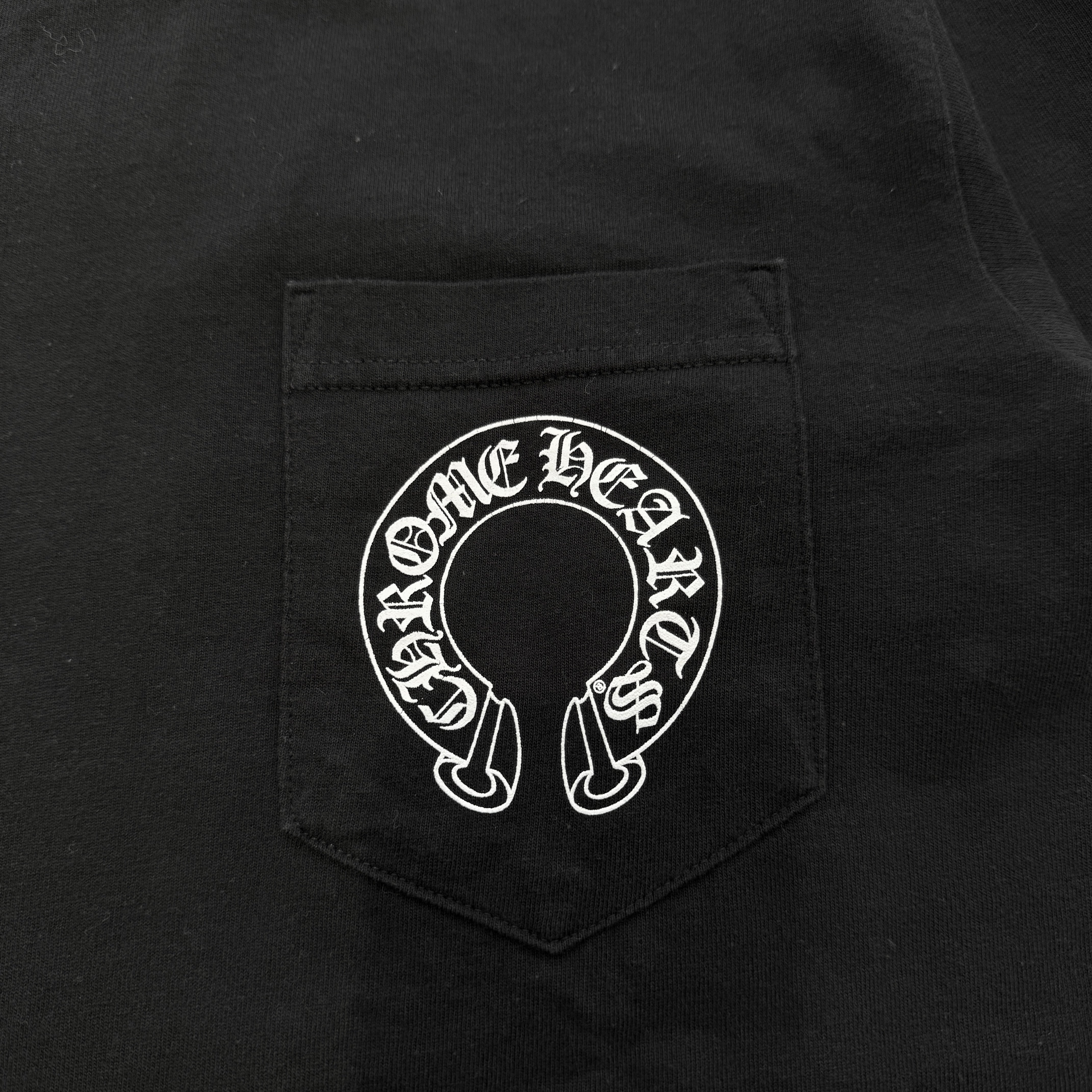 CHROME HEARTS Back Scroll Label Horseshoe Tee Size S クロムハーツ バックスクロールラベル ホースシュー Tシャツ サイズS