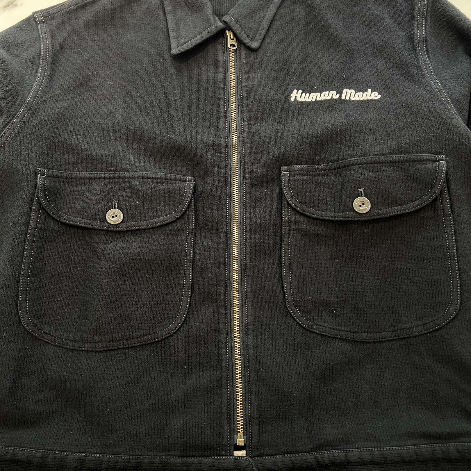 HUMAN MADE 2025AW Zip Up Work Jacket HM30JK009 Size L ヒューマン