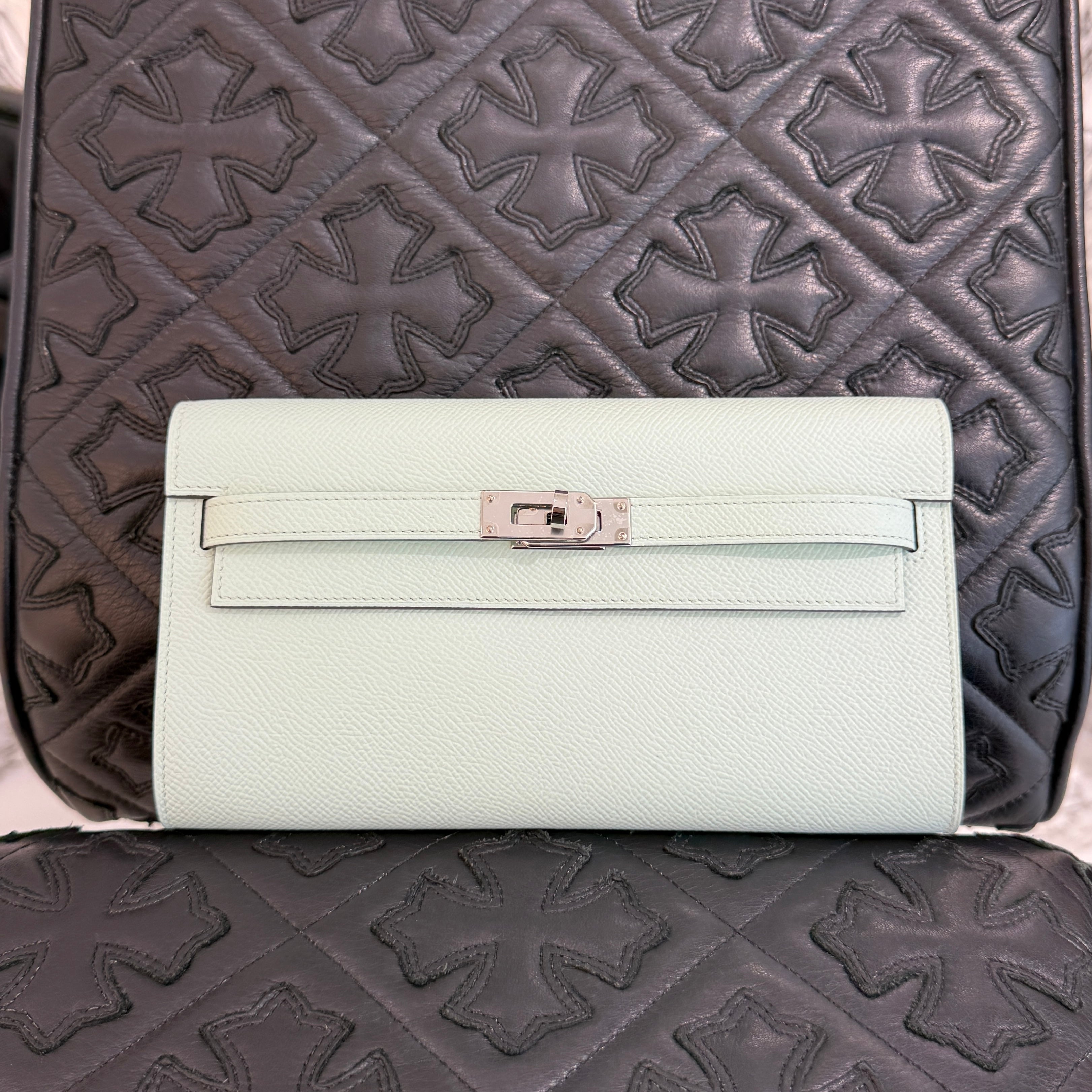 HERMES Kelly Wallet Long To Go 