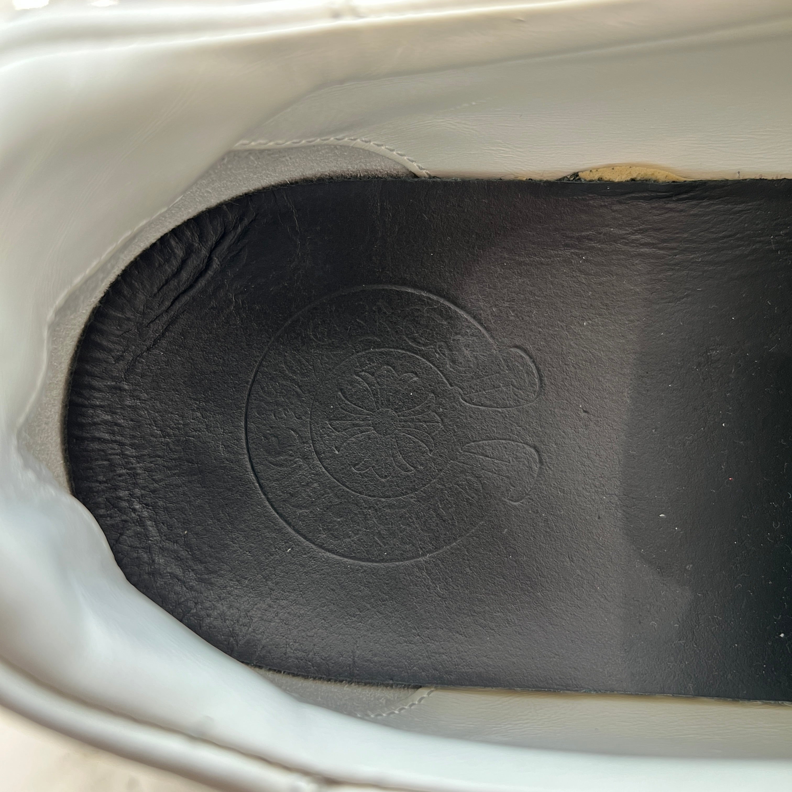 CHROME HEARTS CH Plus Leather Patch Dagger Slip On Size 41（26cm～26.5cm） クロムハーツ CHプラス レザーパッチ ダガー スリッポン サイズ41（26cm～26.5cm）