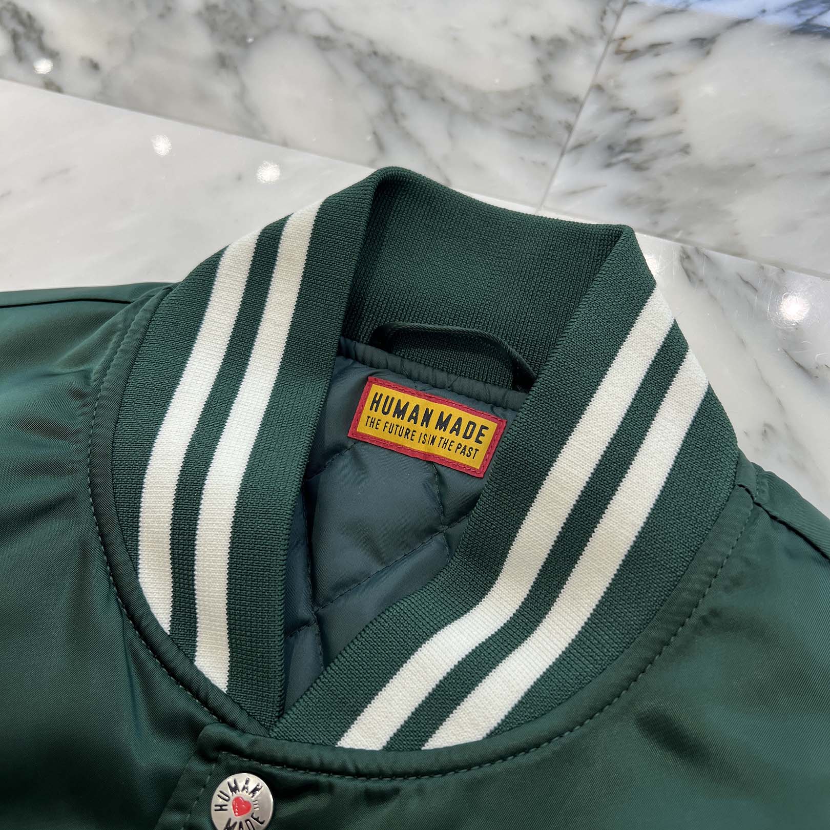 HUMAN MADE Nylon Stadium Jacket HM30JK038 Size L ヒューマンメイド ナイロン スタジアムジャケット サイズL