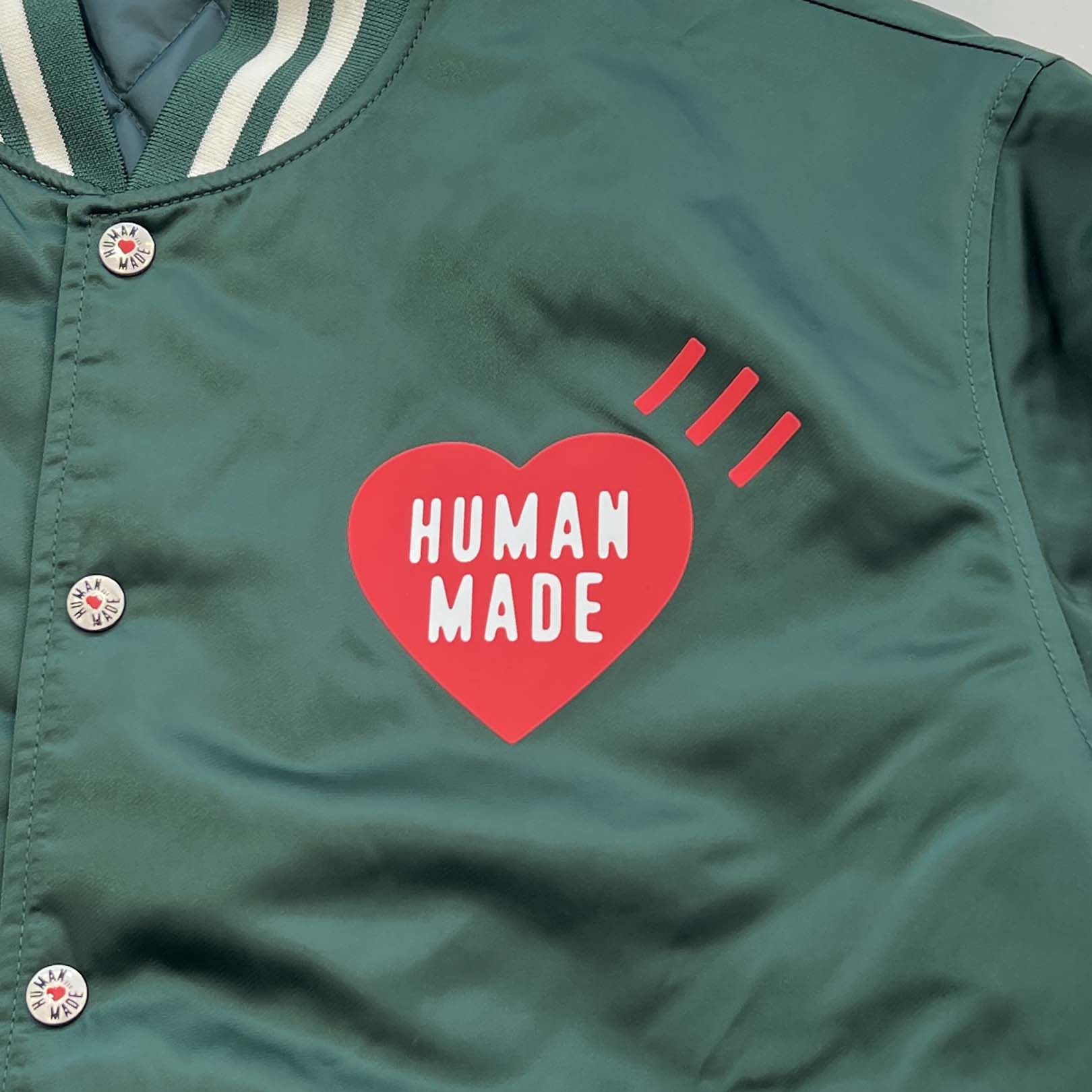 HUMAN MADE Nylon Stadium Jacket HM30JK038 Size L ヒューマンメイド ナイロン スタジアムジャケット サイズL