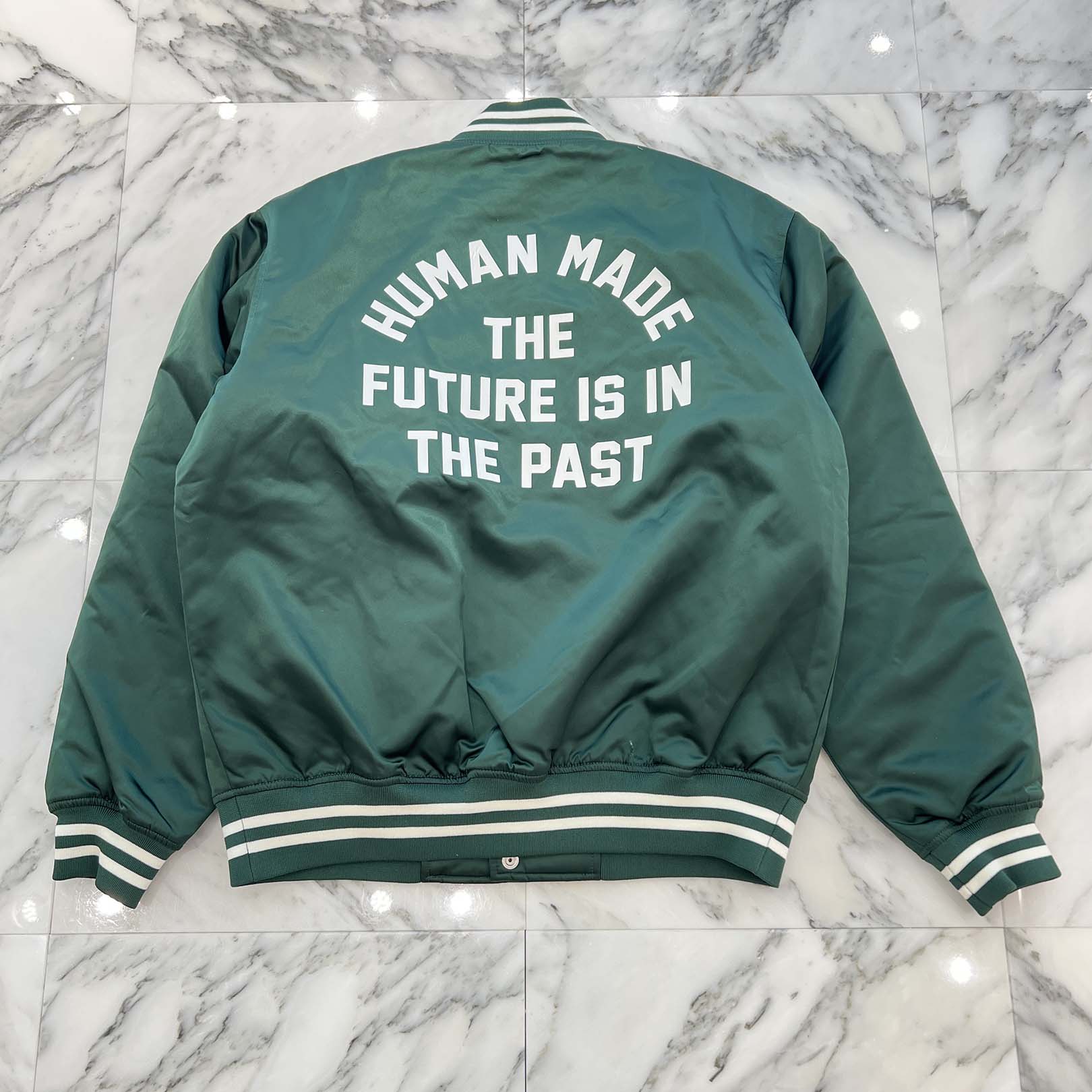 HUMAN MADE Nylon Stadium Jacket HM30JK038 Size L ヒューマンメイド ナイロン スタジアムジャケット サイズL