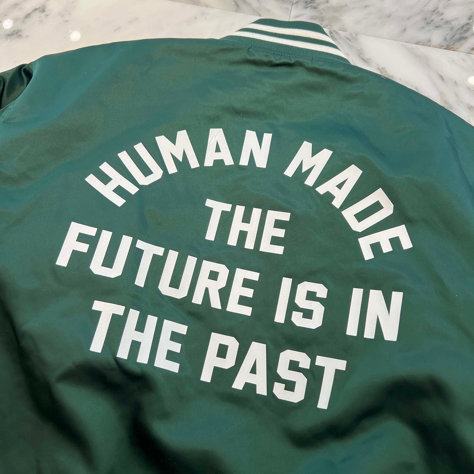 HUMAN MADE Nylon Stadium Jacket HM30JK038 Size L ヒューマンメイド ナイロン スタジアムジャケット サイズL