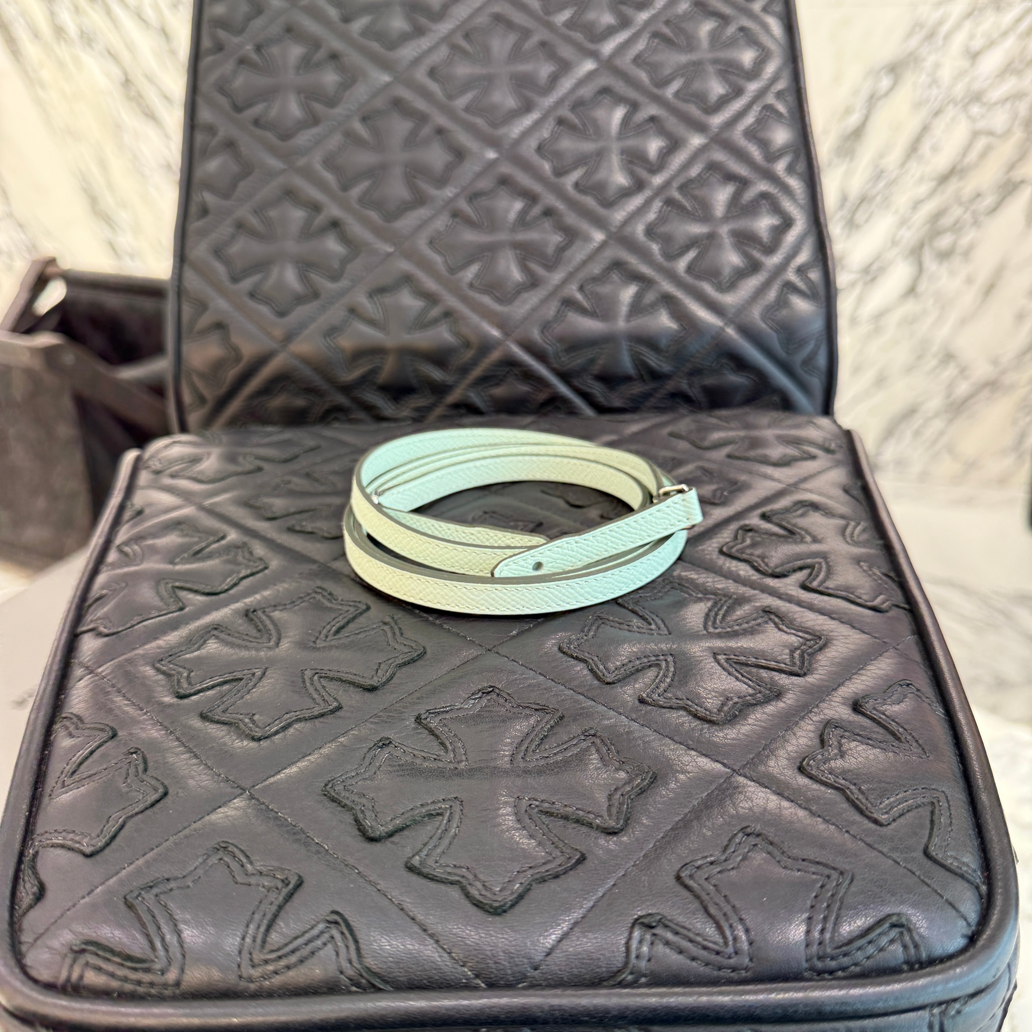 HERMES Kelly Wallet Long To Go "Vert Fizz" Leather Shoulder Bag K刻印 エルメス ケリー ウォレット ロングトゥゴー "ヴェールフィズ" レザーショルダーバッグ K刻印