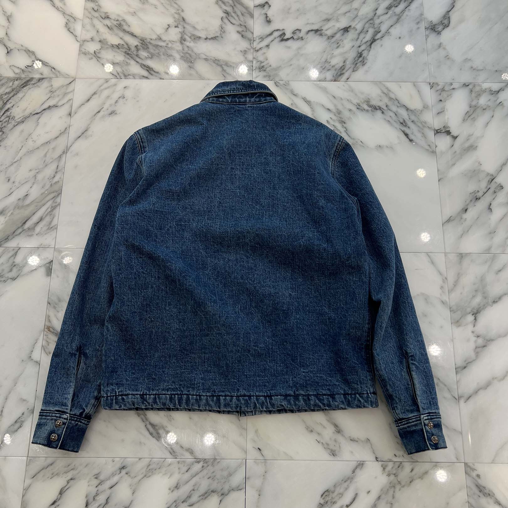 CHROME HEARTS WORK DOG DAD WASH Denim Jacket Size S クロムハーツ ワーク ドッグ ダッド ウォッシュ デニムジャケット サイズS