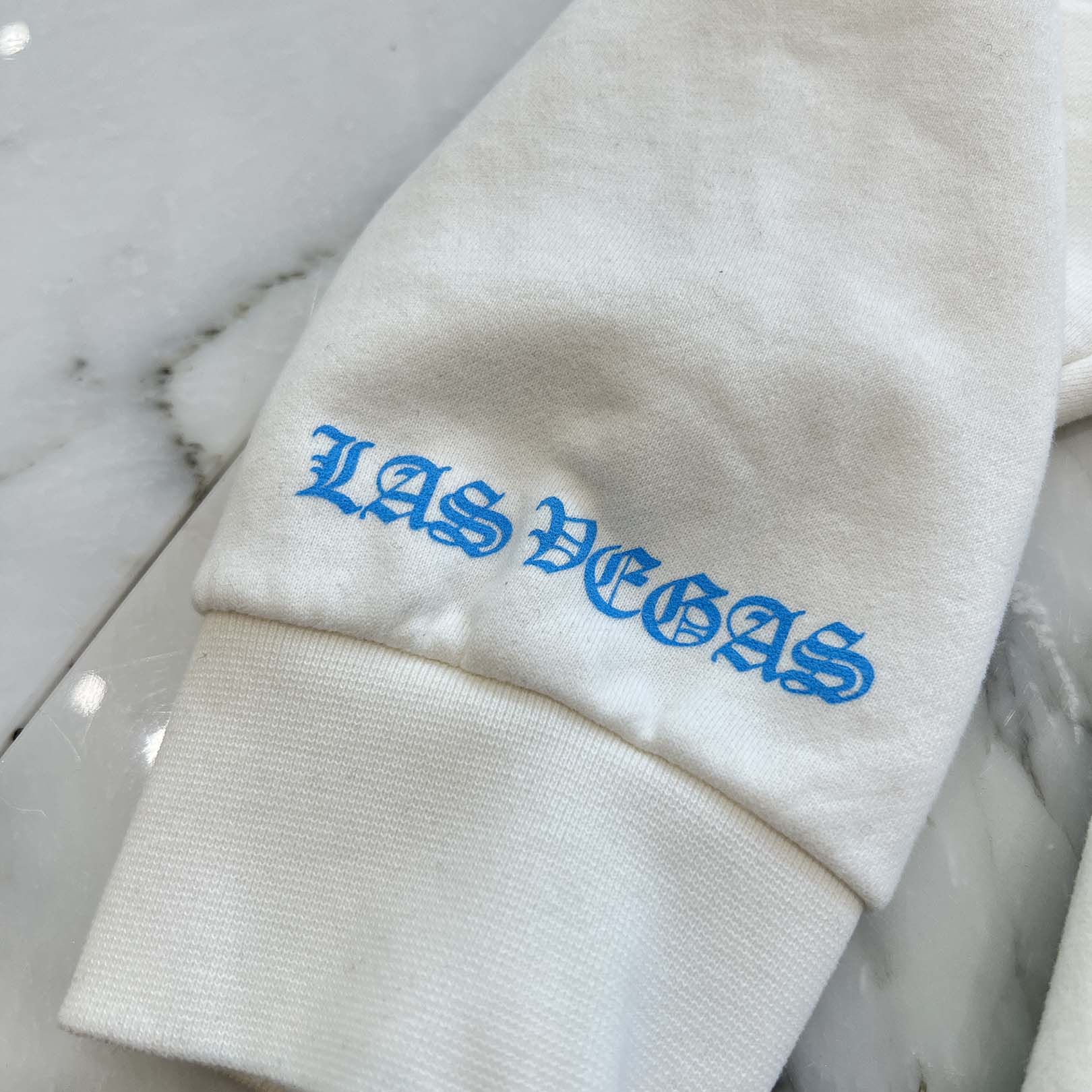 CHROME HEARTS Las Vegas Limited Fontainebleau Neck Logo Dice Print Crewneck Sweatshirt Size L クロムハーツ ラスベガス限定 ネックロゴ ダイスプリントクルーネックスウェットシャツ サイズL