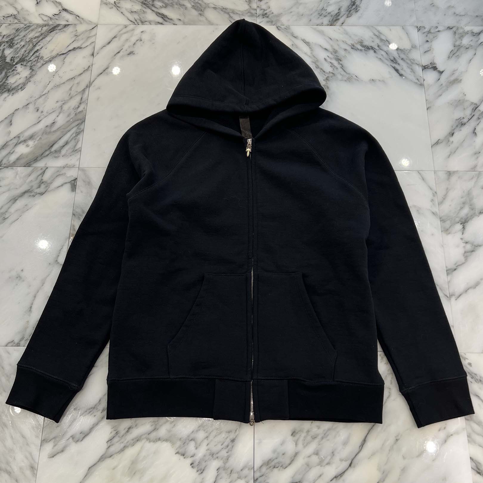 CHROME HEARTS Y NOT King Taco 3 Cemetery Cross Zip Up Hoodie Size